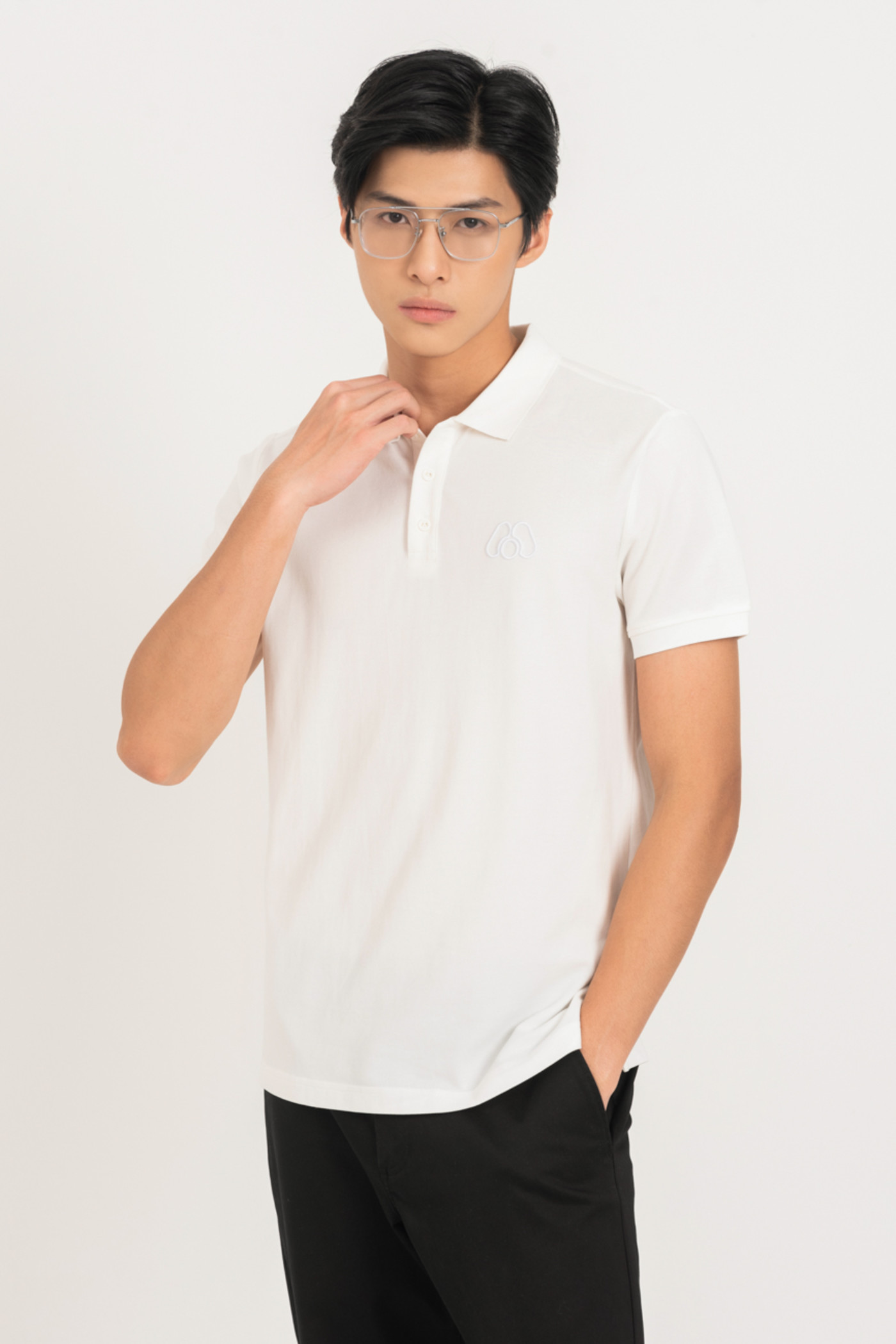 Áo Polo Supima Slim fit trơn