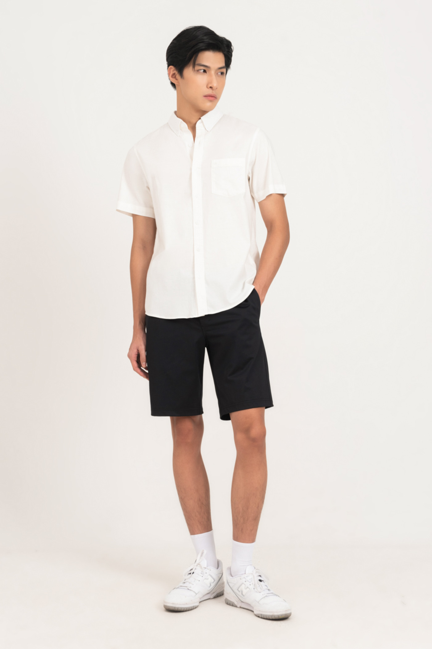 Áo sơ mi trơn cổ đức Resort Shirt