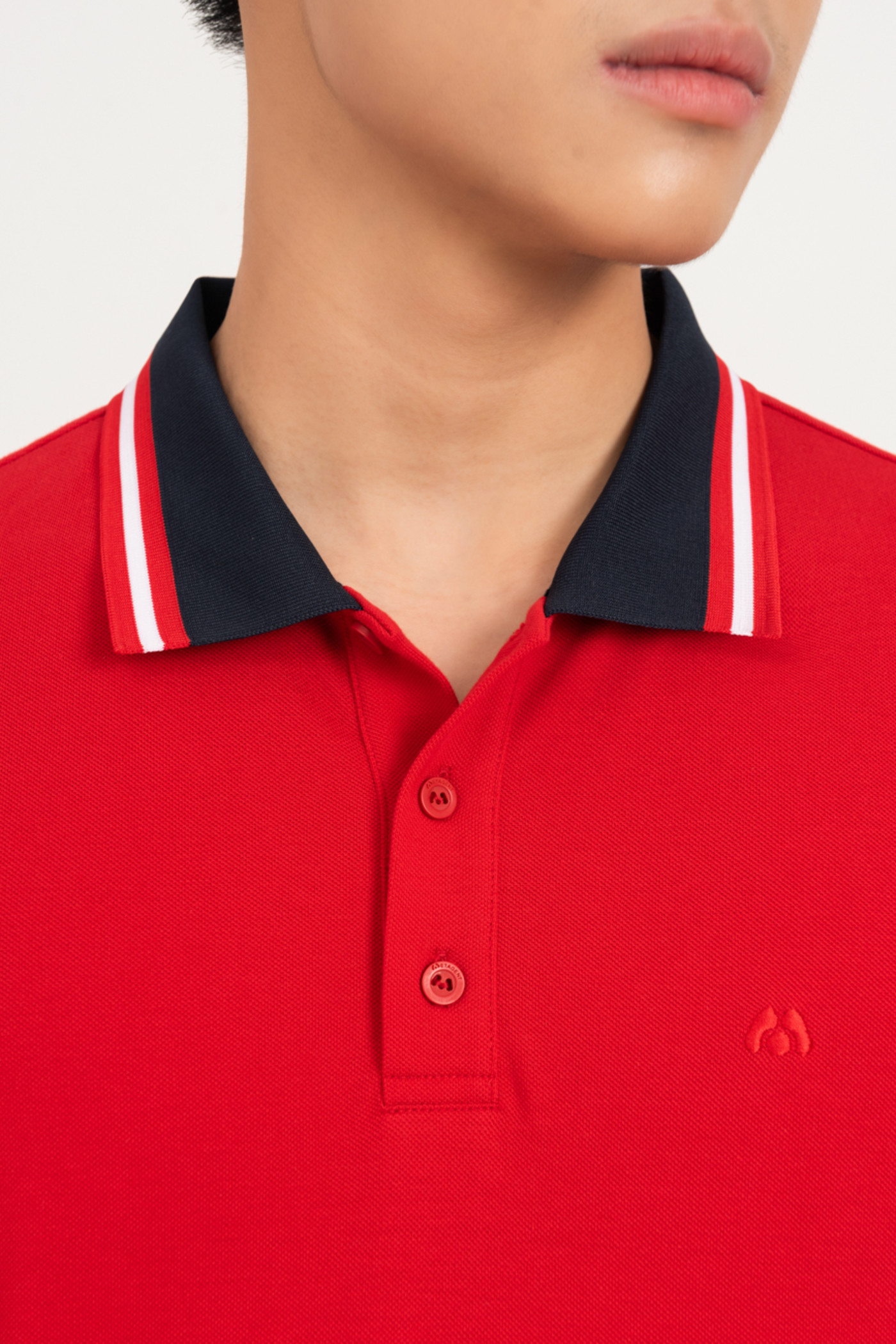 Flexi Polo - Áo Slim fit viền trắng