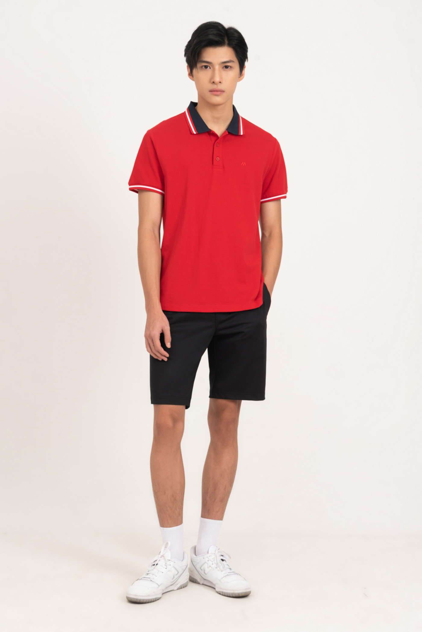Flexi Polo - Áo Slim fit viền trắng