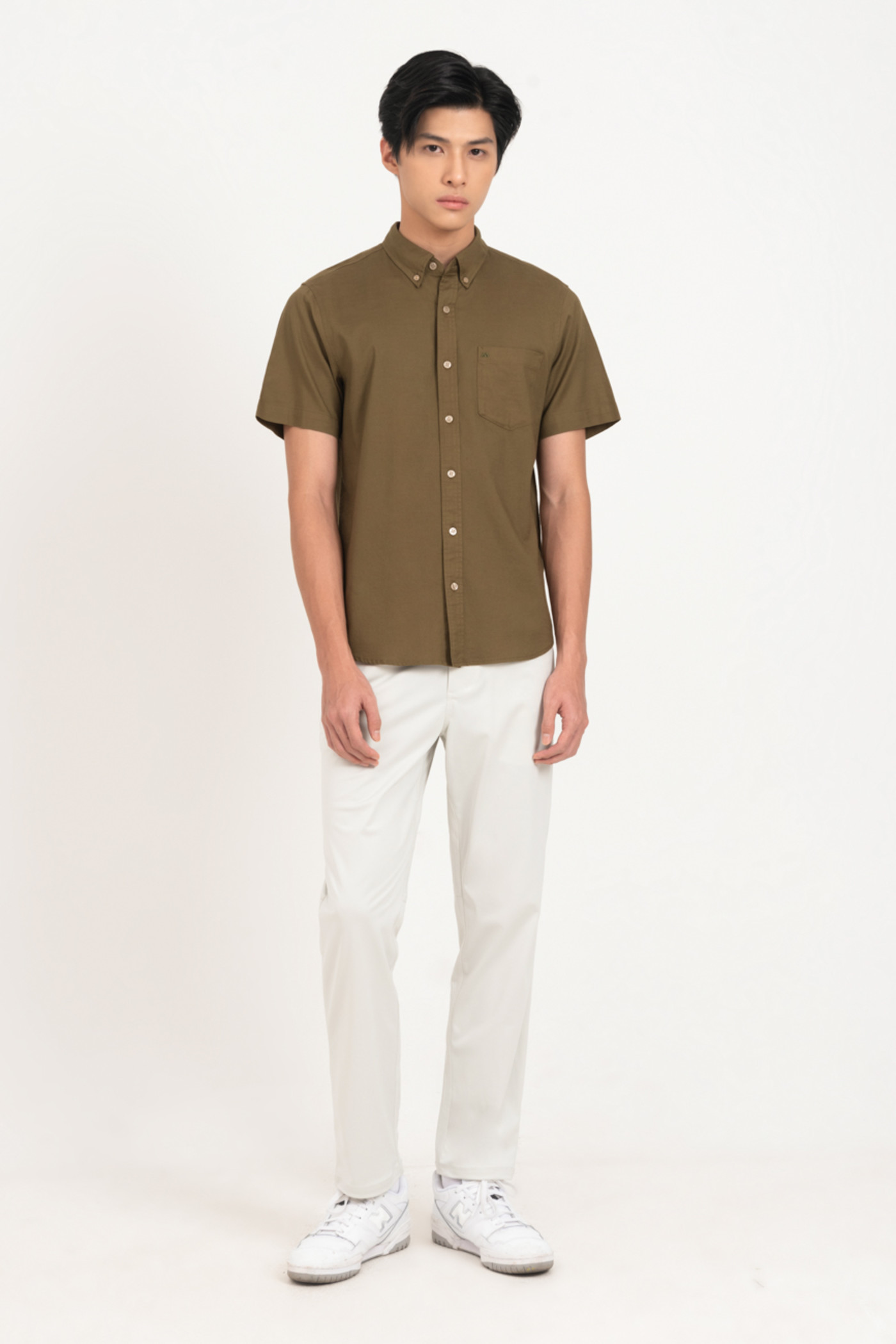 Áo sơ mi trơn cổ đức Resort Shirt