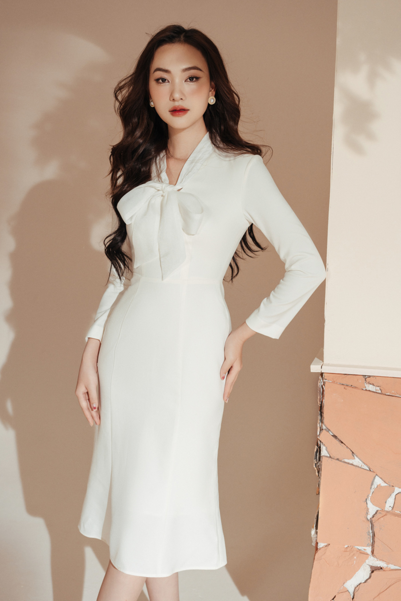 Eirlys Dress - Đầm tuyết thắt nơ