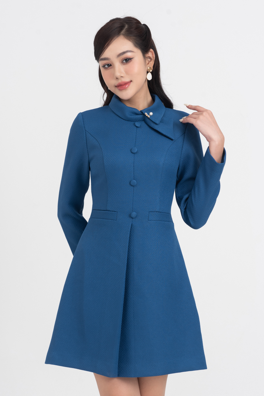 Gladys Dress - Đầm xòe Tweed