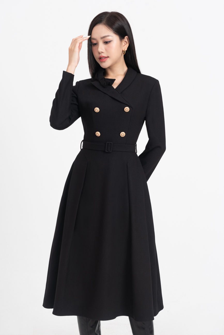 Maddy Dress - Đầm Tweed cách điệu