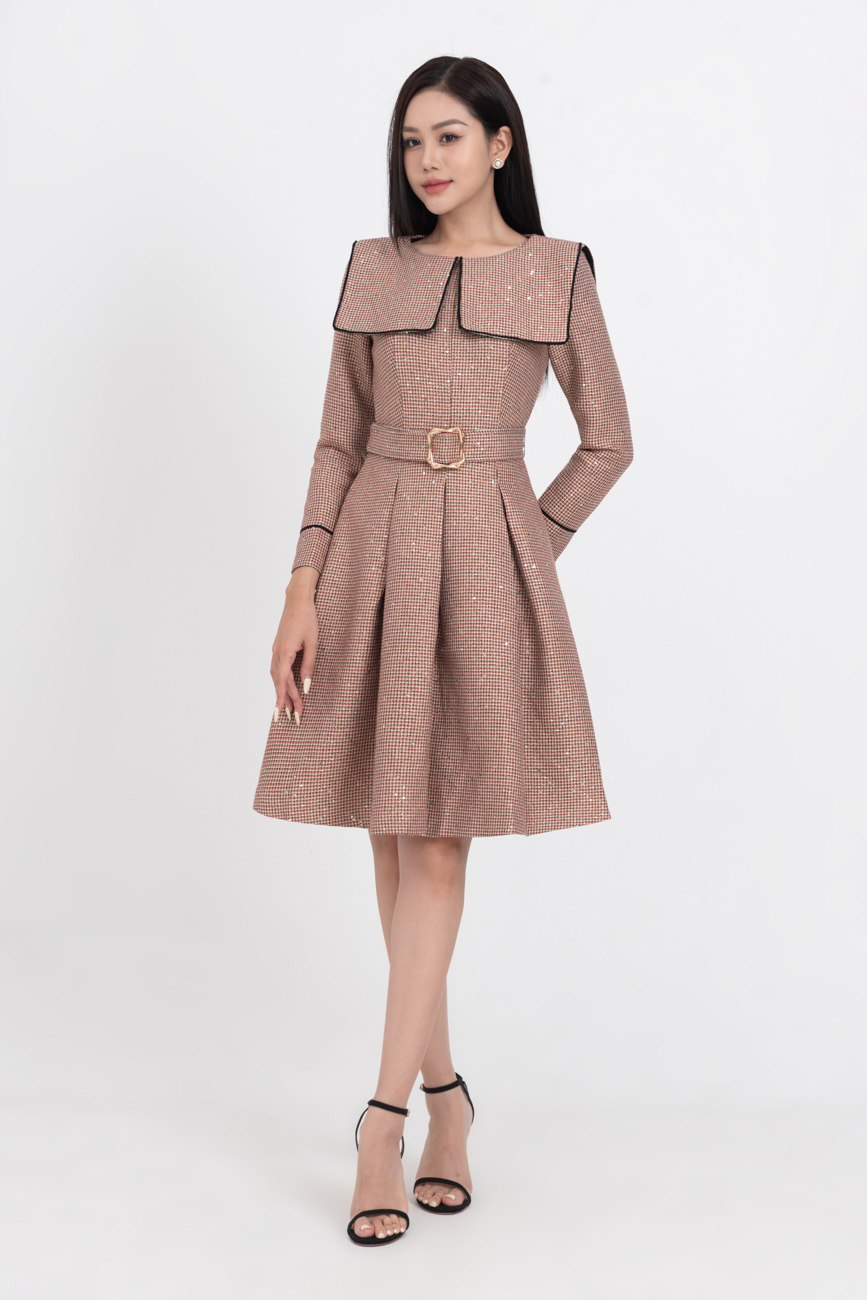 Glamour tweed dress