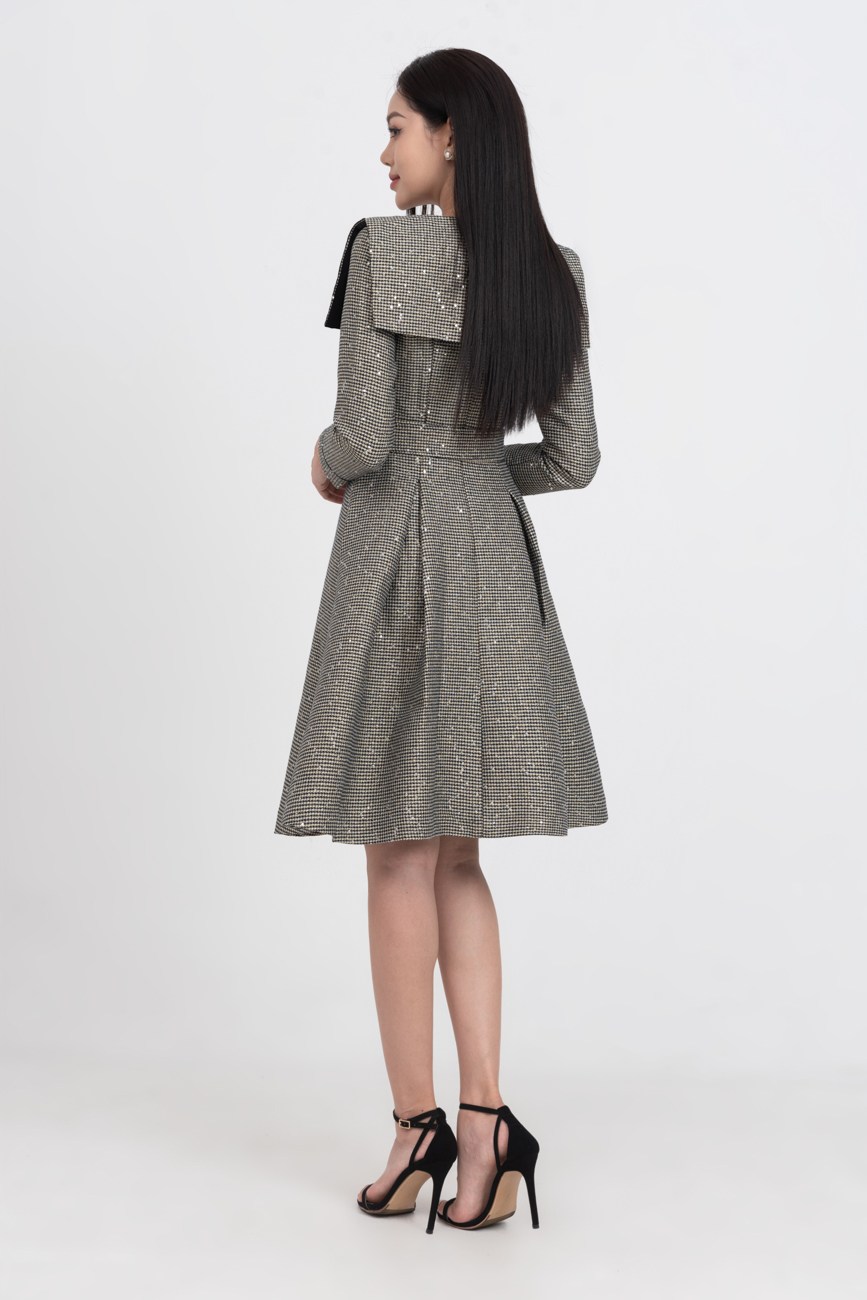 Glamour tweed dress