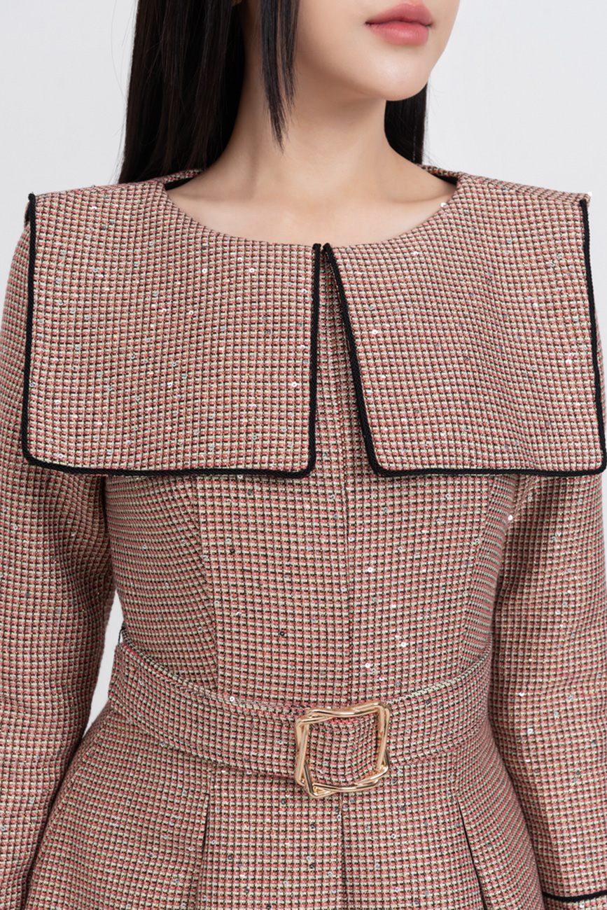 Glamour tweed dress