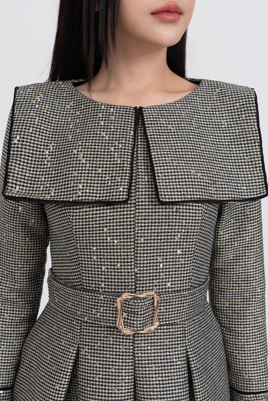 Glamour tweed dress