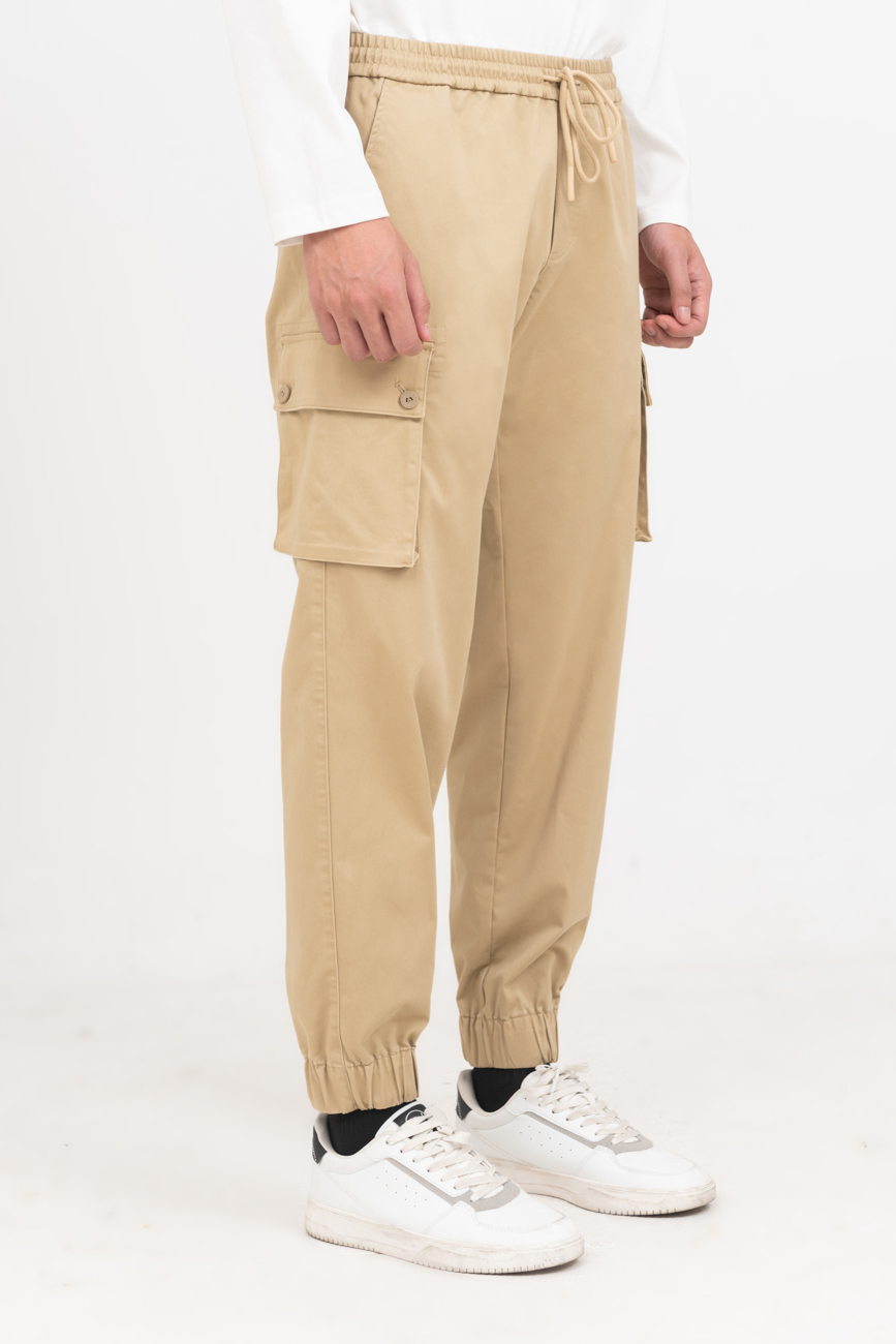 Jogger Khaki Túi Hộp