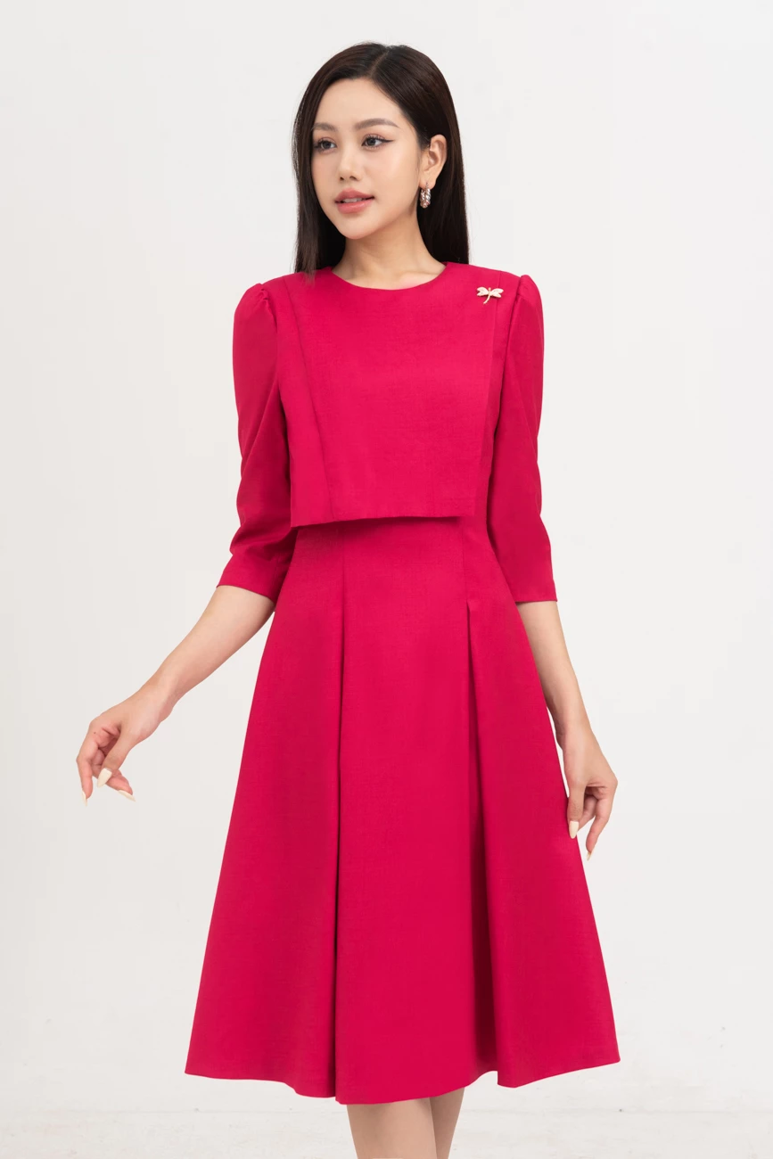 Đầm xòe tay lỡ