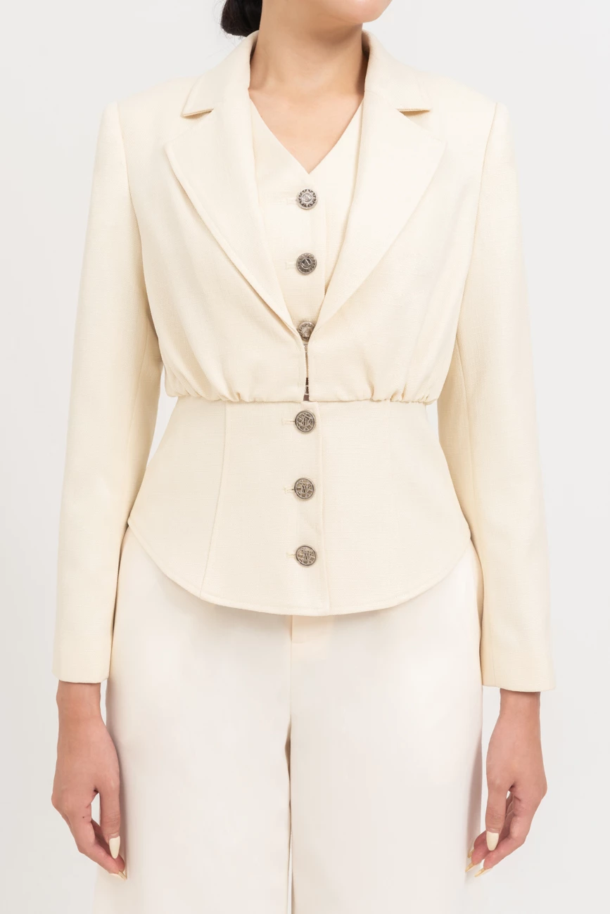 Áo gile dạ Tweed