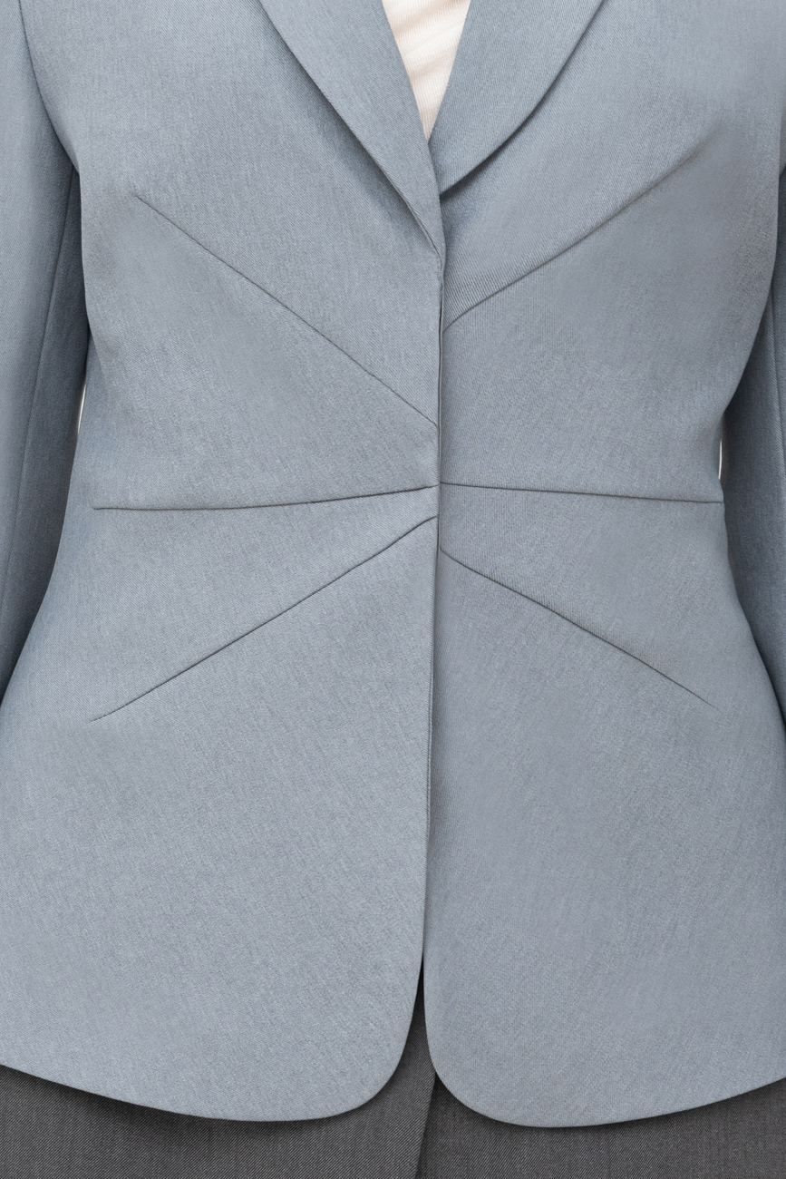 Gray Serenity Vest - Áo vest chiết eo 