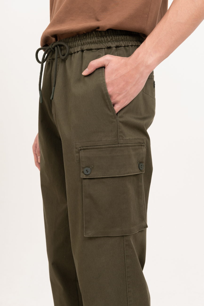 Jogger Khaki Túi Hộp