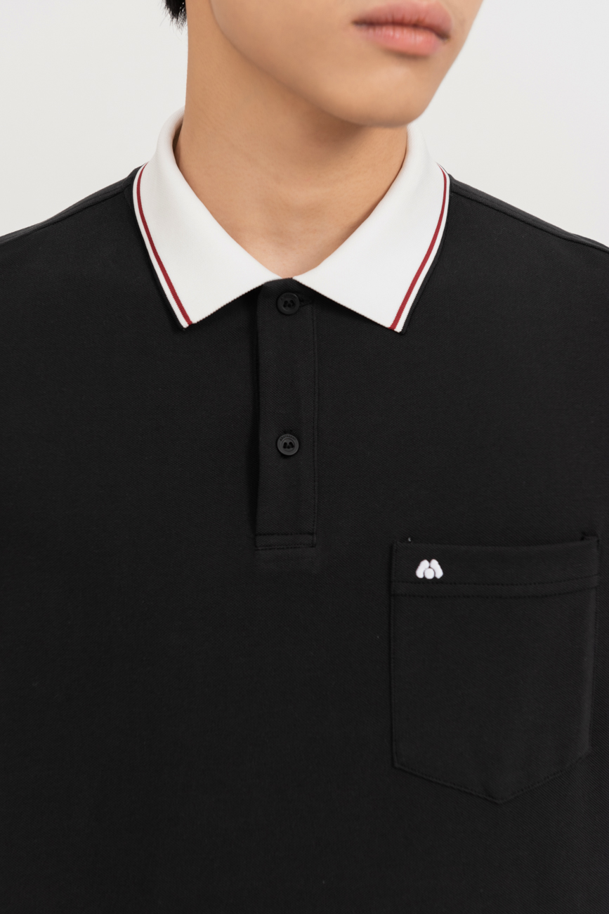 Áo polo Regular phối màu