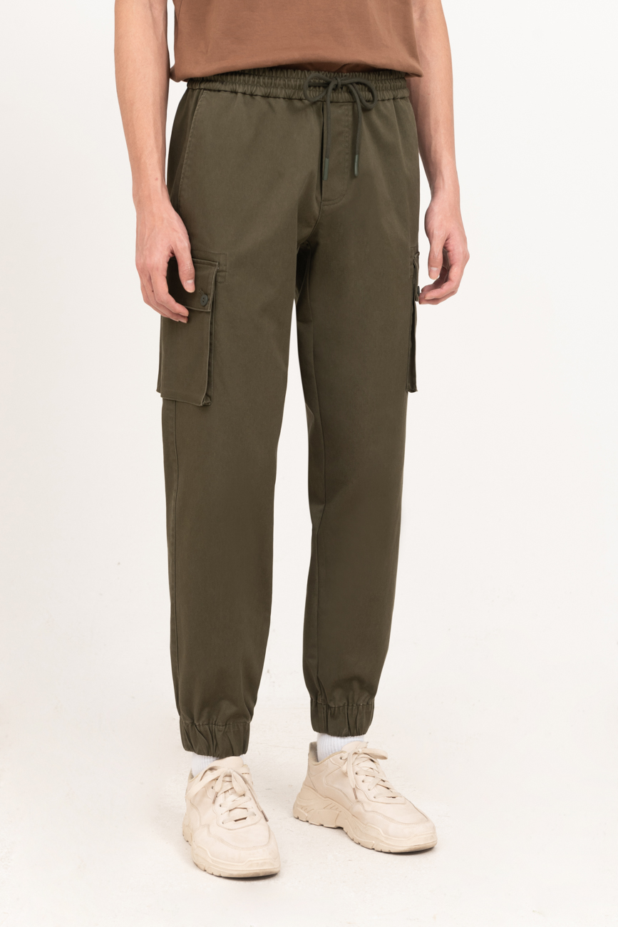 Jogger Khaki Túi Hộp