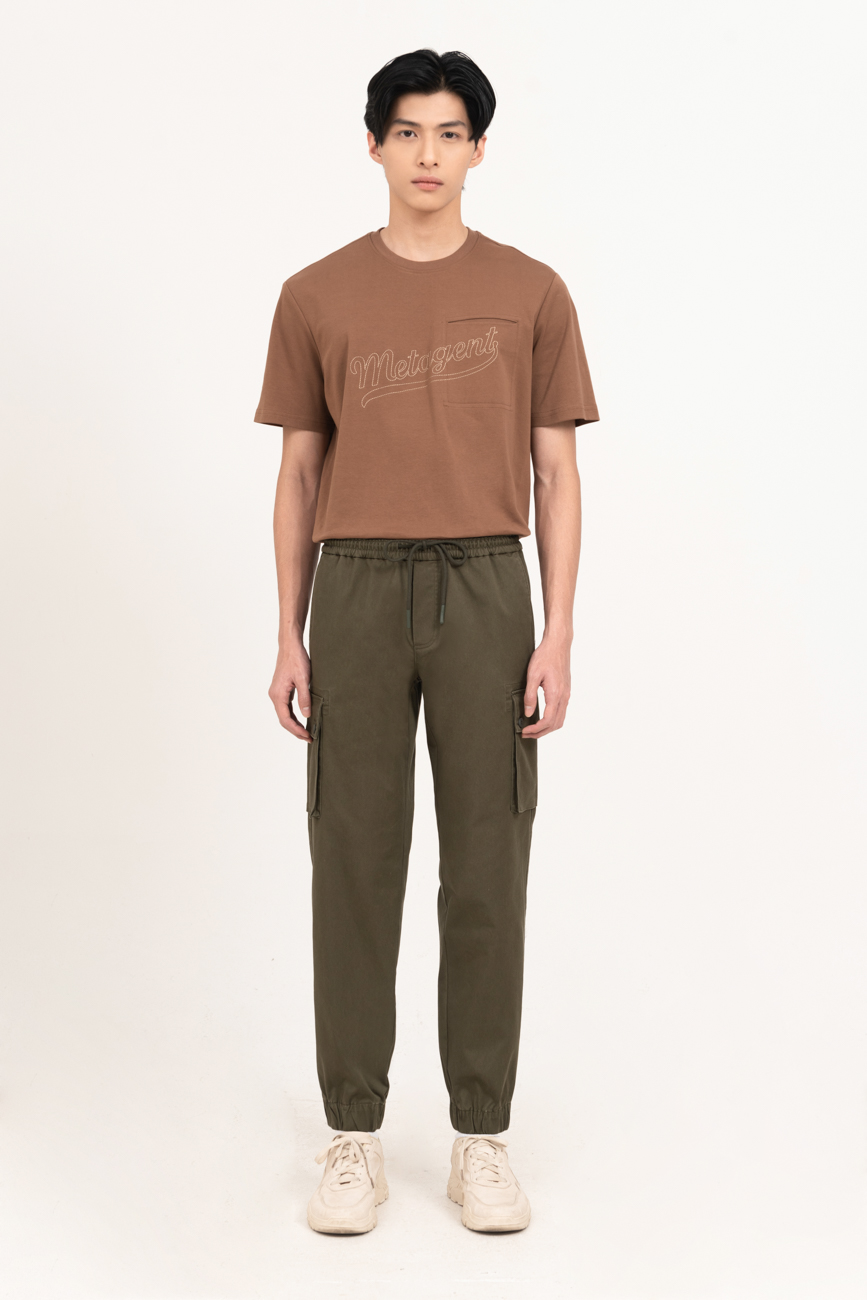 Jogger Khaki Túi Hộp