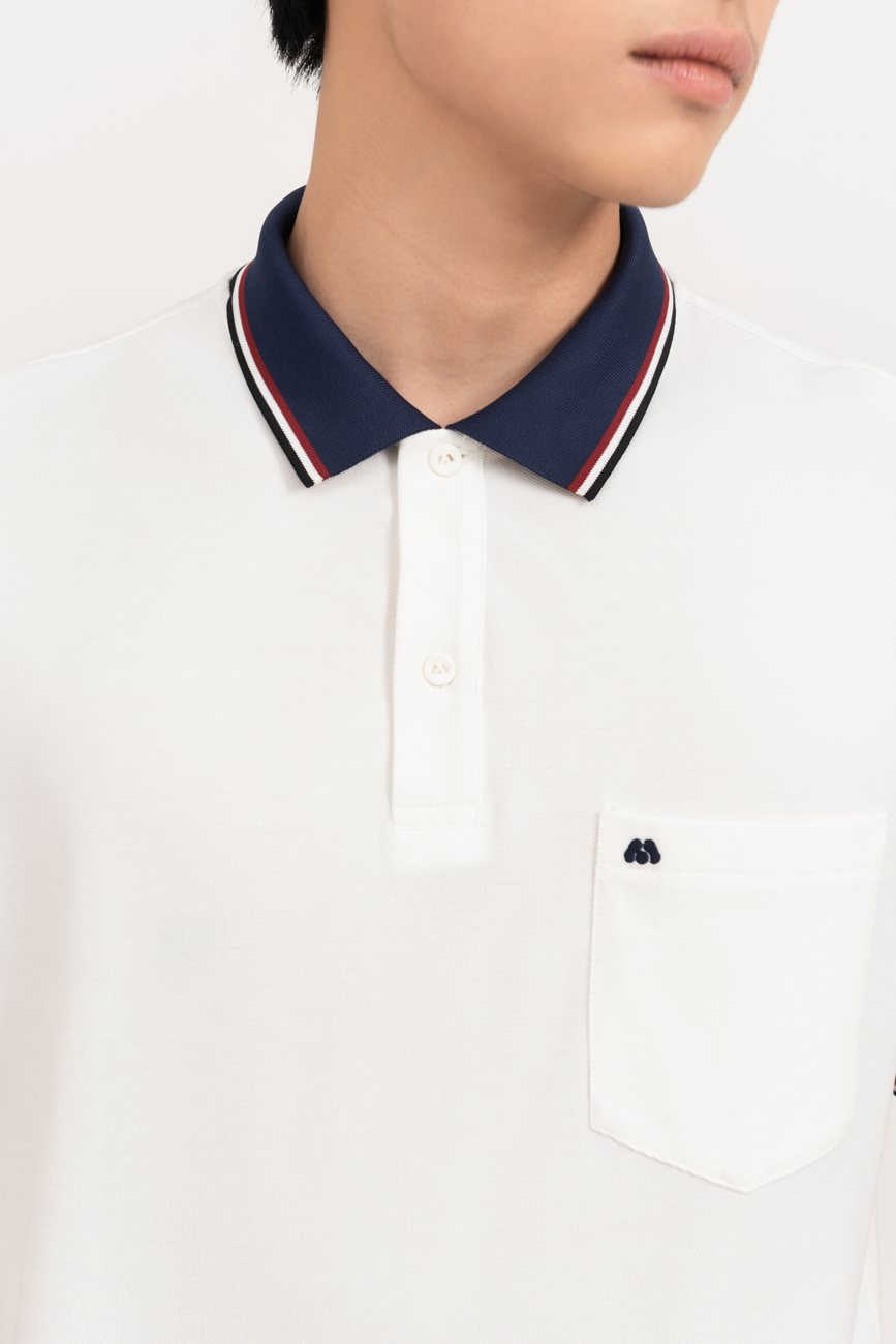 Áo polo Regular phối màu