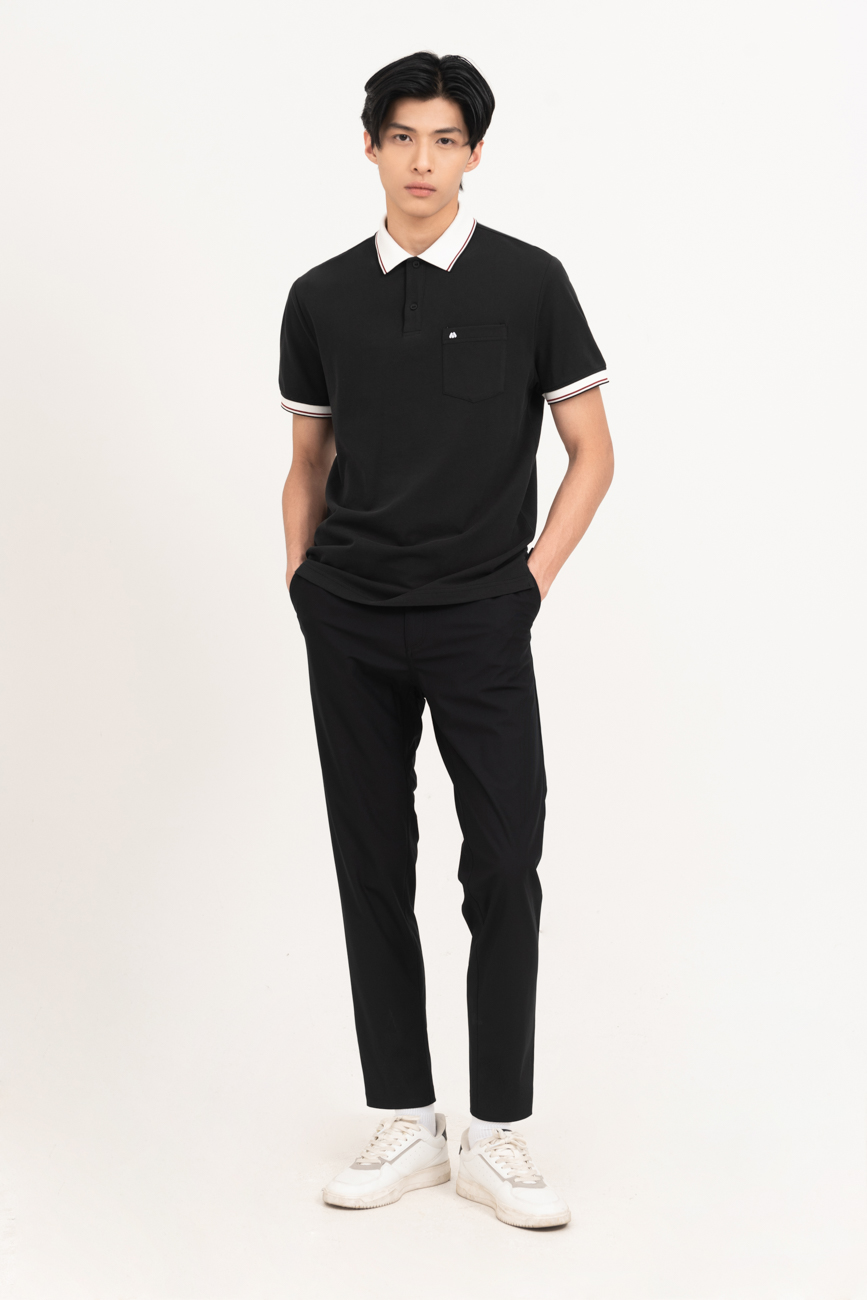 Áo polo Regular phối màu