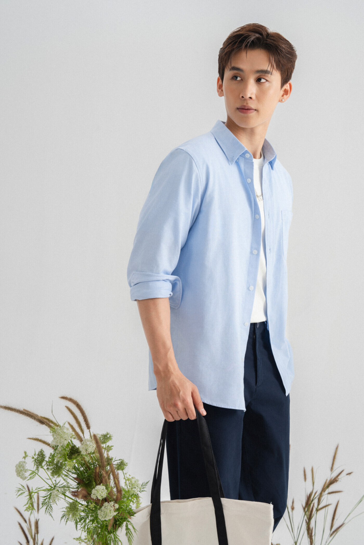 Áo sơ mi Raw cloth Regular