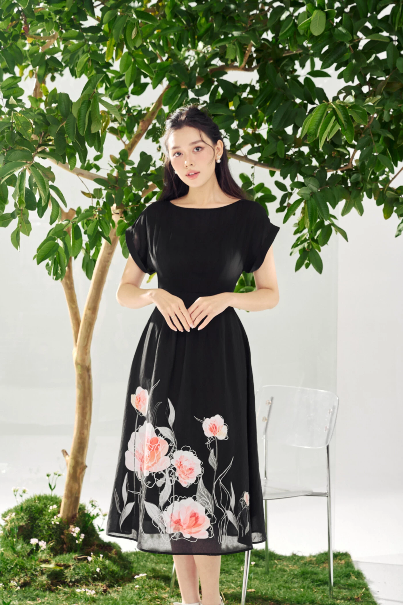 Azalea Dress - Đầm dệt hoa nghệ thuật