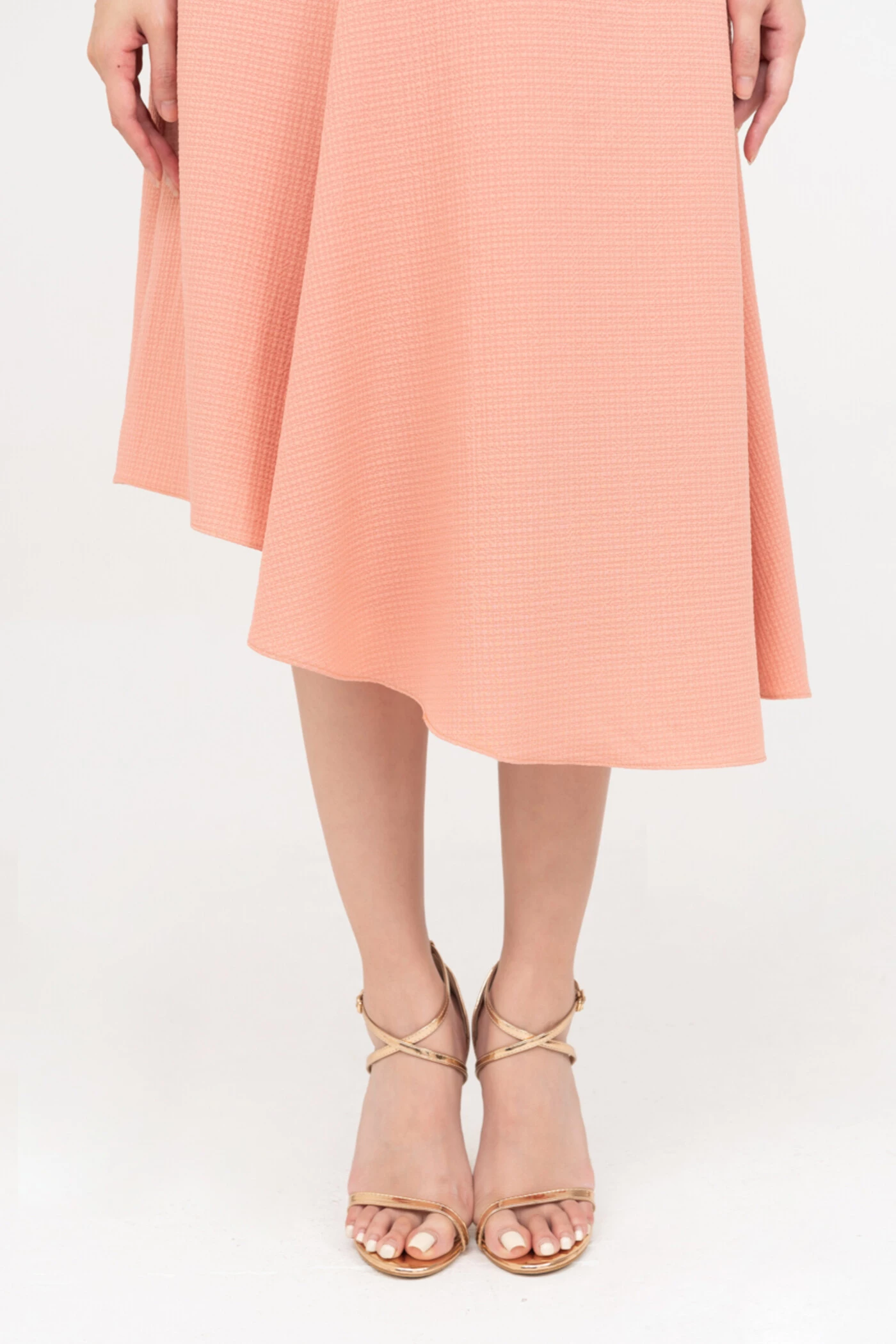 Peach Dress - Đầm cổ V đuôi cá Đầm 2 lớp