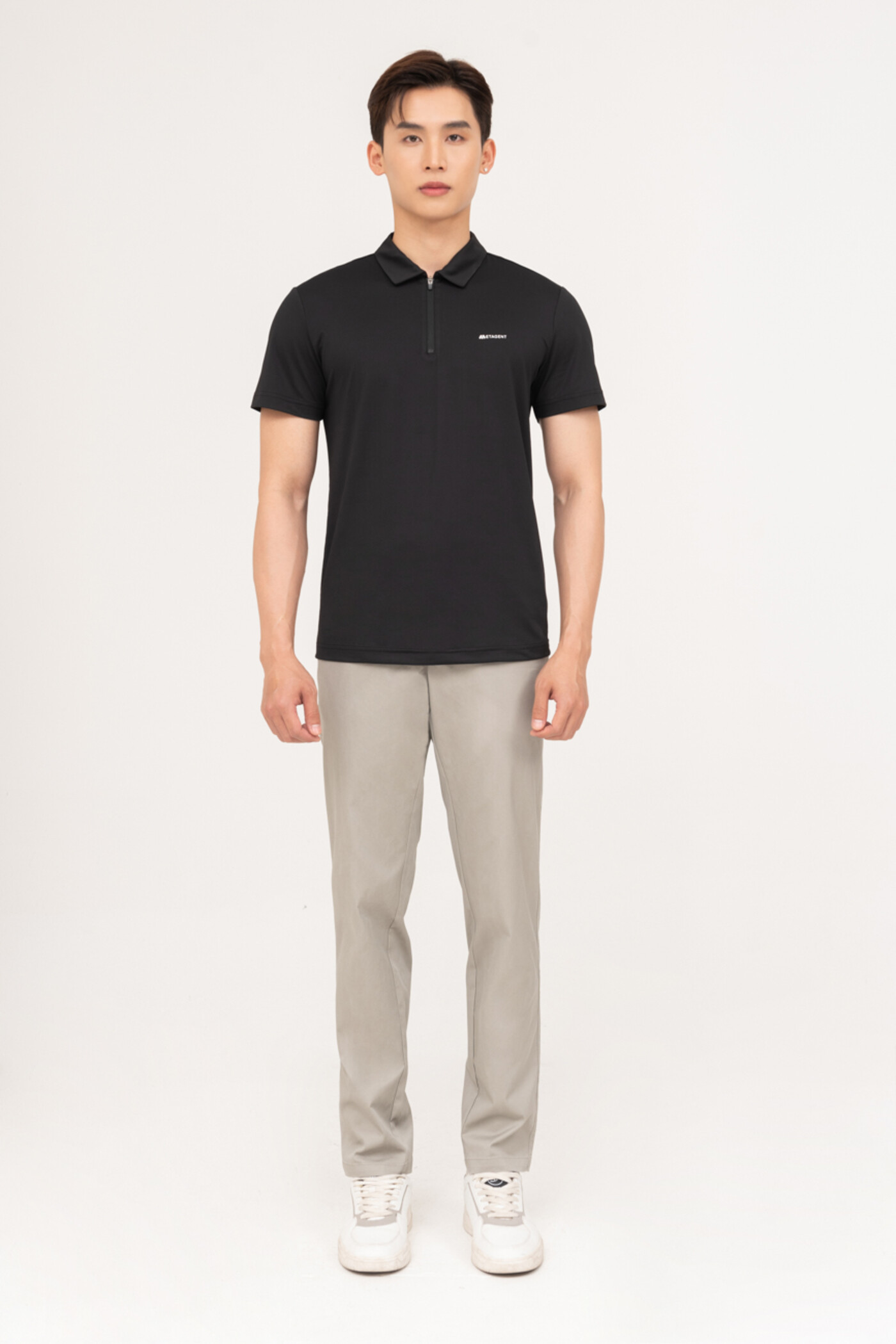 Áo polo Slim fit cổ kiểu