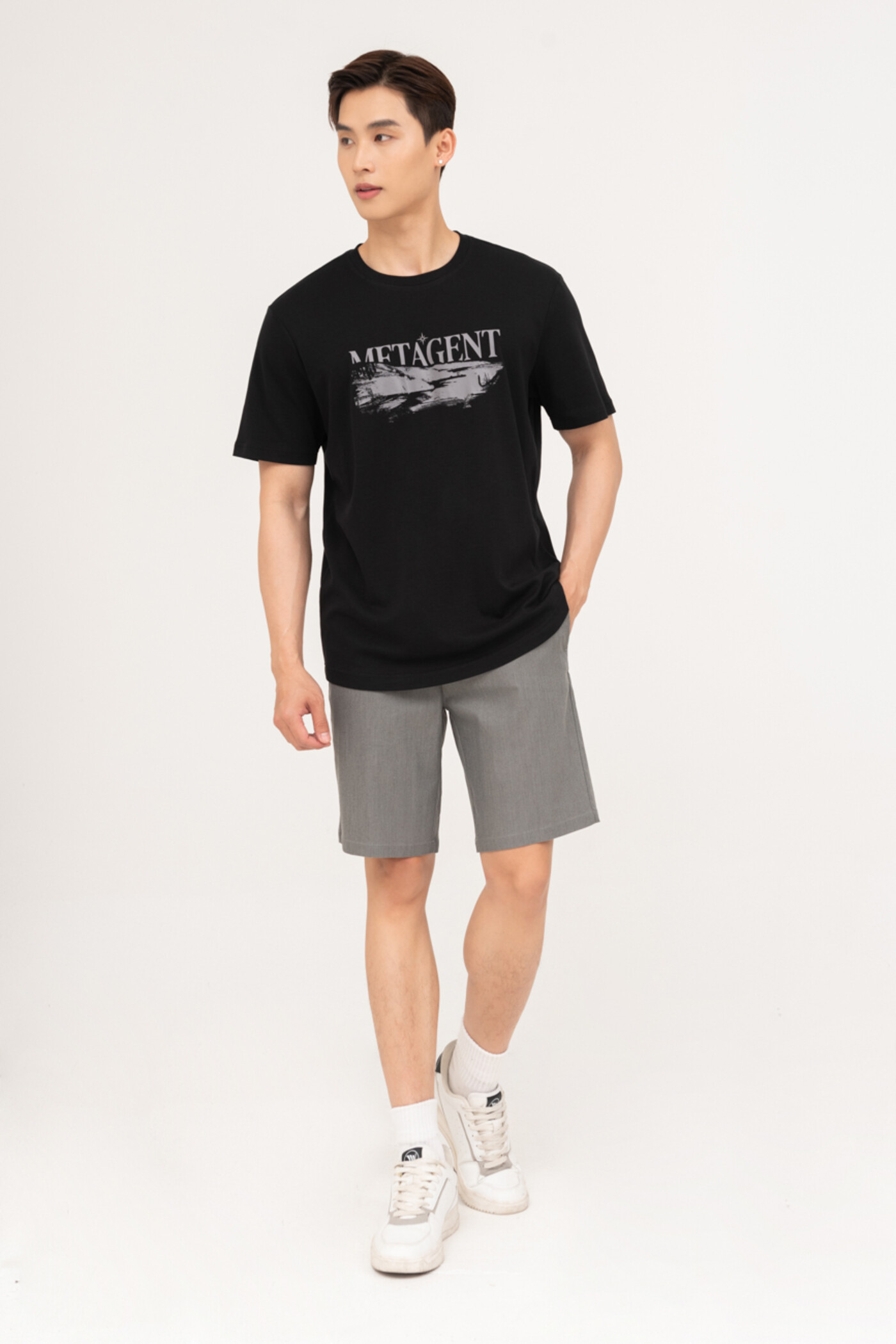 Quần shorts Regular ngang gối