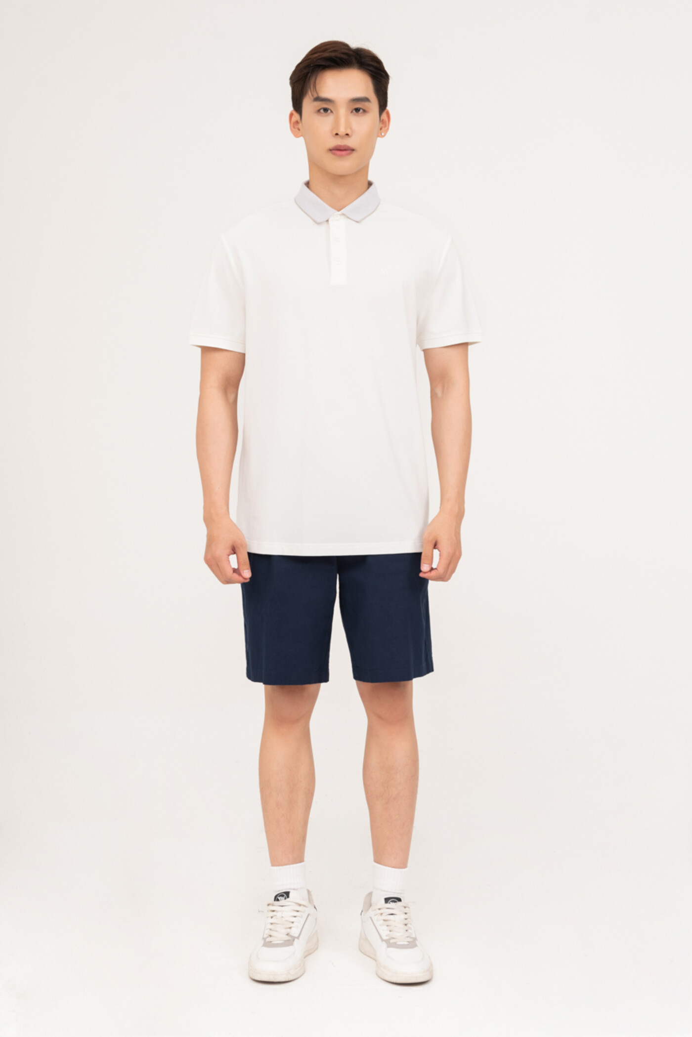 Quần short Regular cotton ngang gối