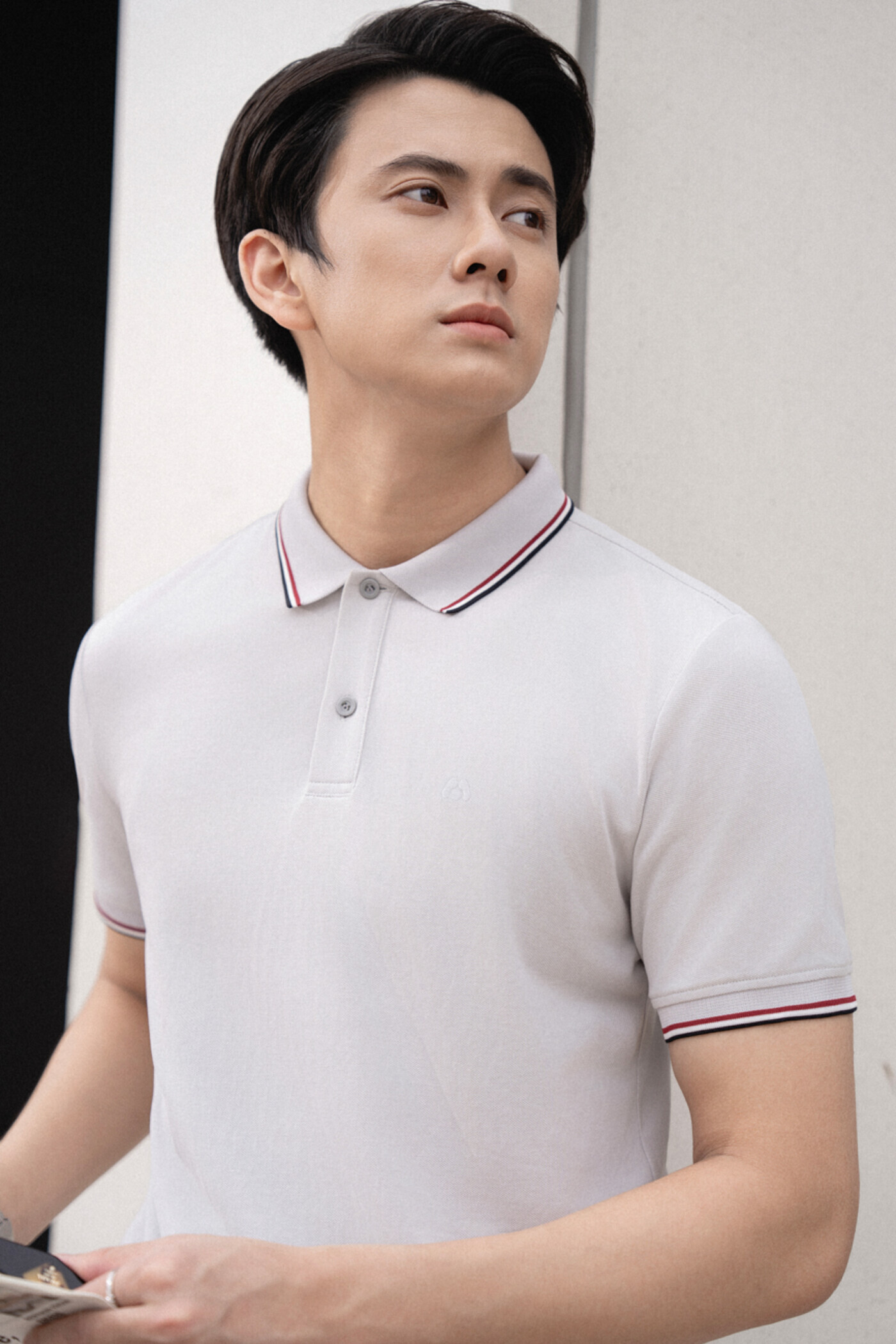 Áo Polo Supima cổ kẻ Devlin