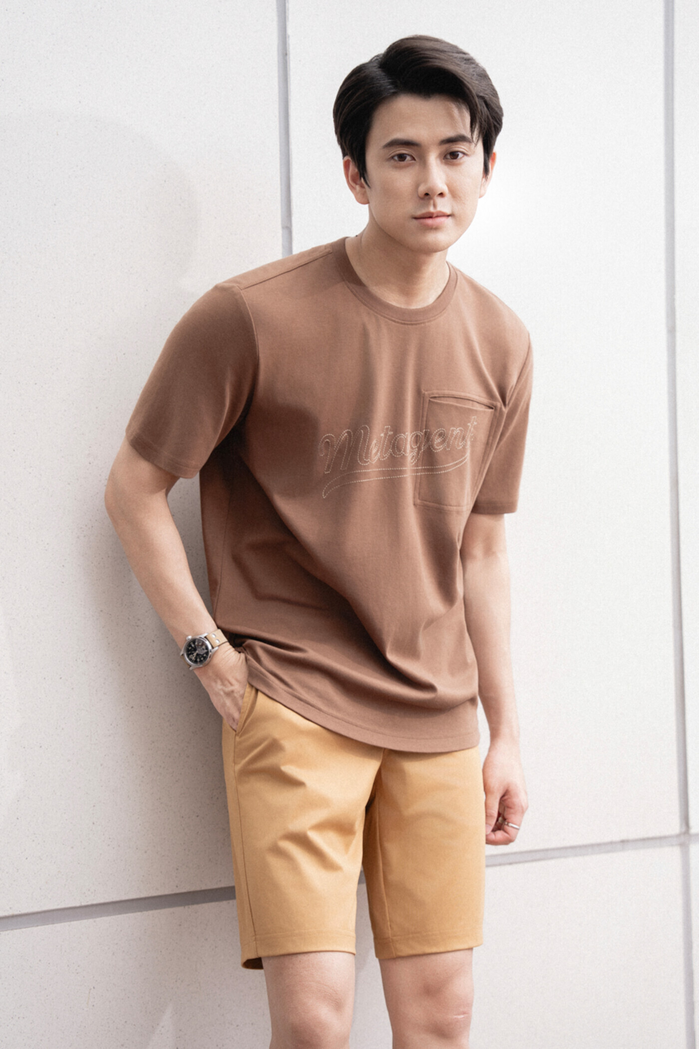 Áo thun Supima Regular chữ kiểu