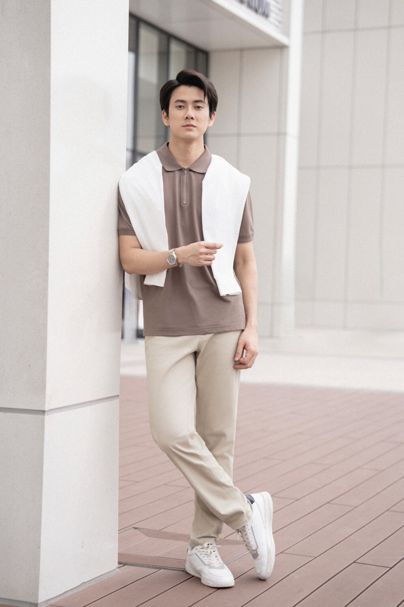 Chino Trousers - Quần Slim Khaki Basic