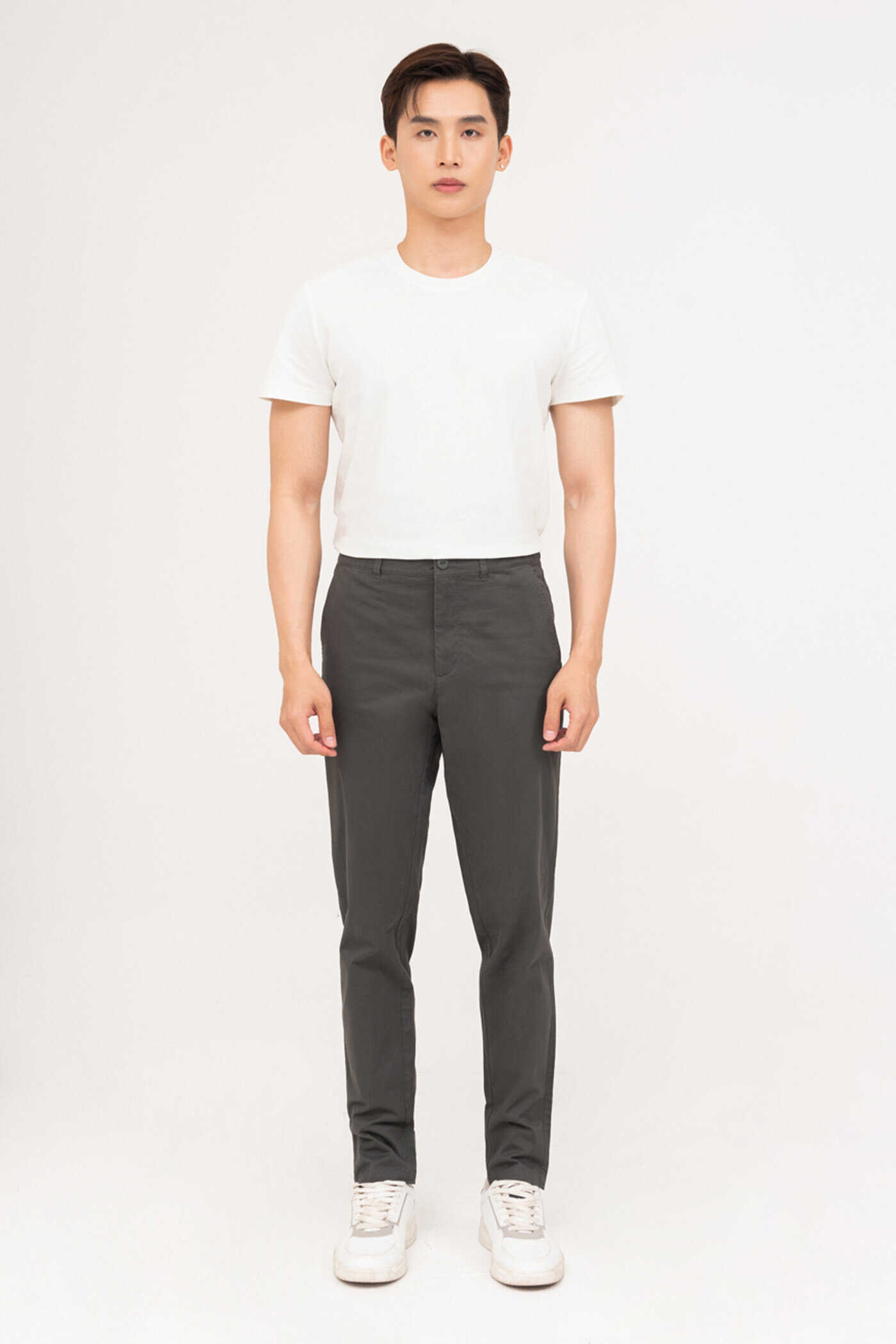 Stile Trousers - Quần Slim Khaki