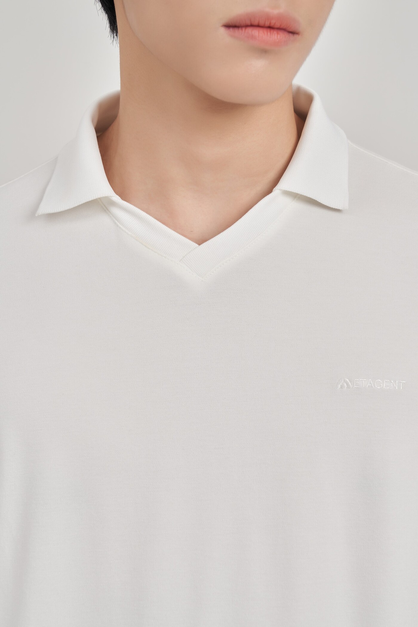 Áo Polo Modal Slim fit cổ kiểu