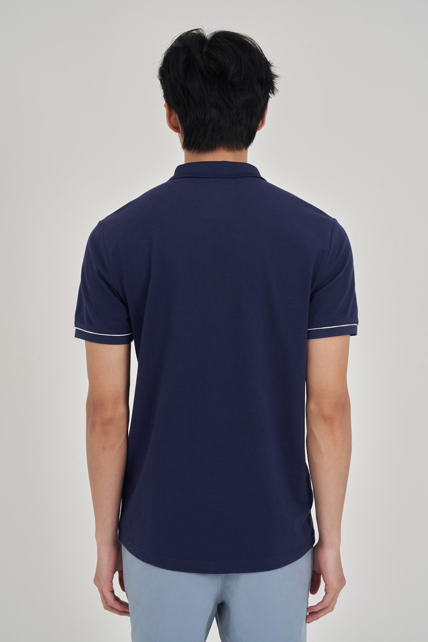 Áo Polo Modal Slim fit phối viền