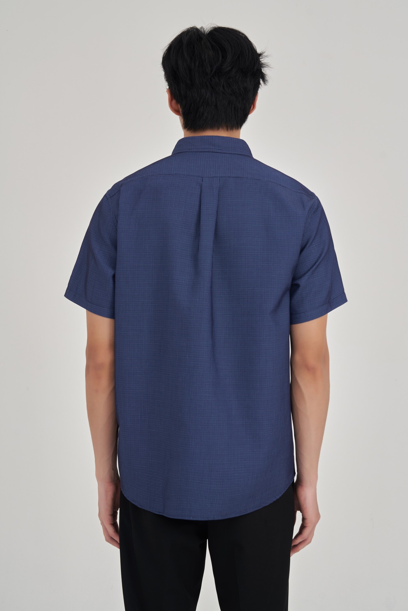 Áo sơ mi Regular Raw cloth tay ngắn