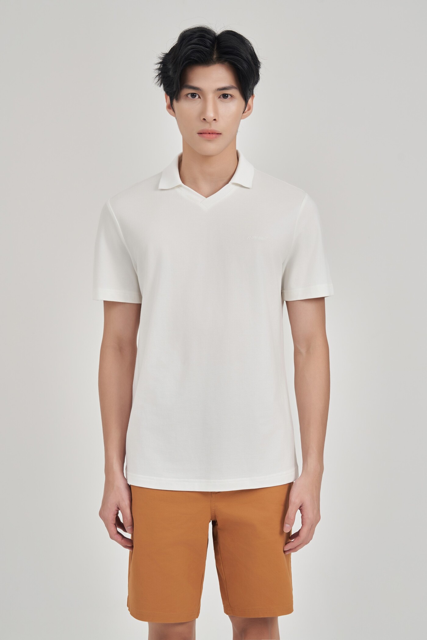 Áo Polo Modal Slim fit cổ kiểu
