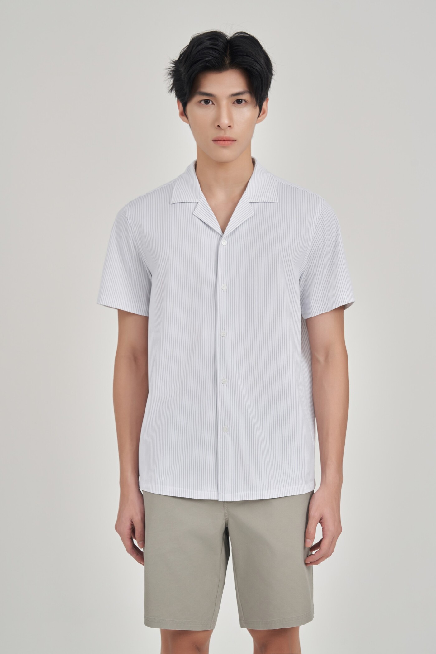 Áo sơ mi Regular Cotton Poly tay ngắn