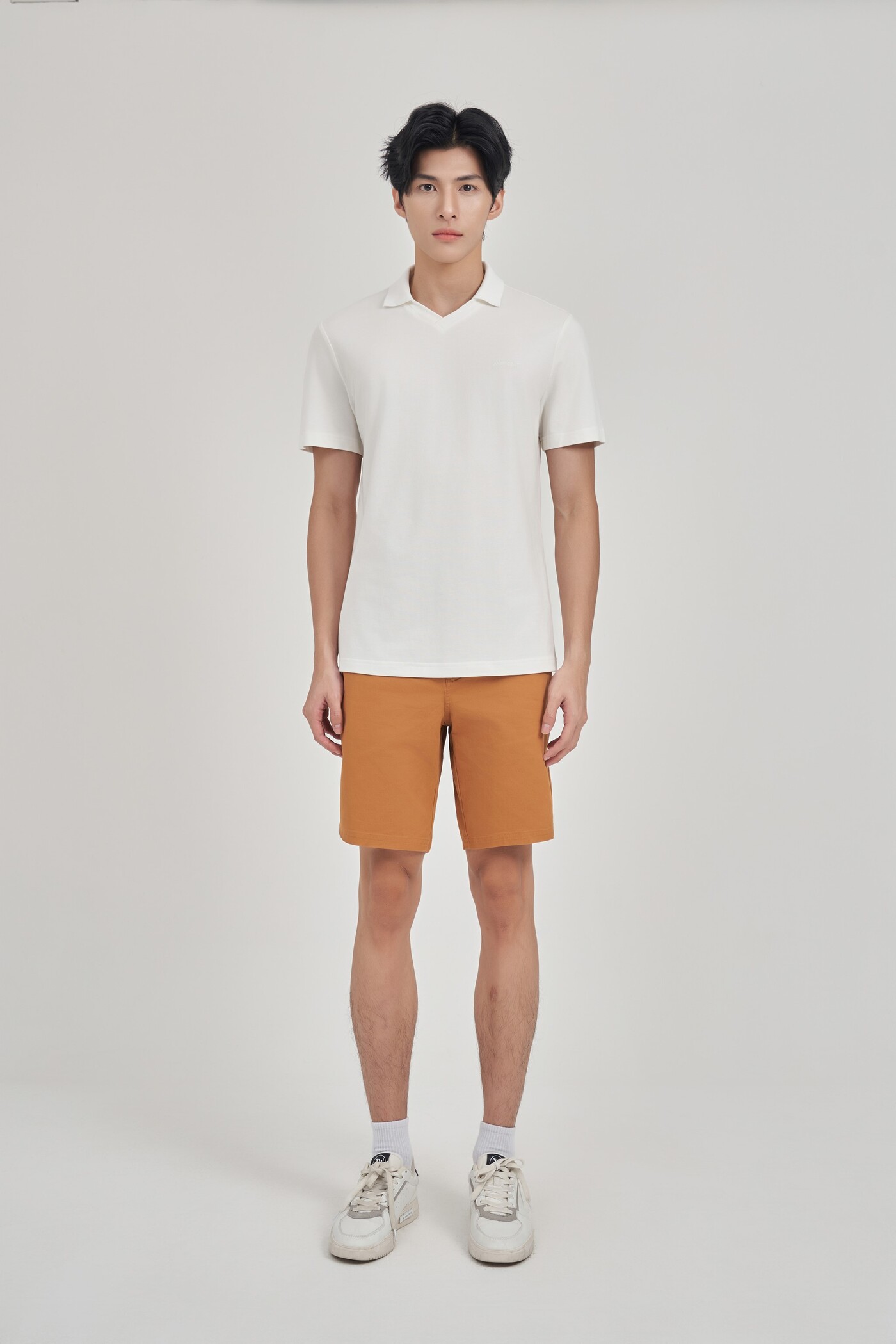 Áo Polo Modal Slim fit cổ kiểu