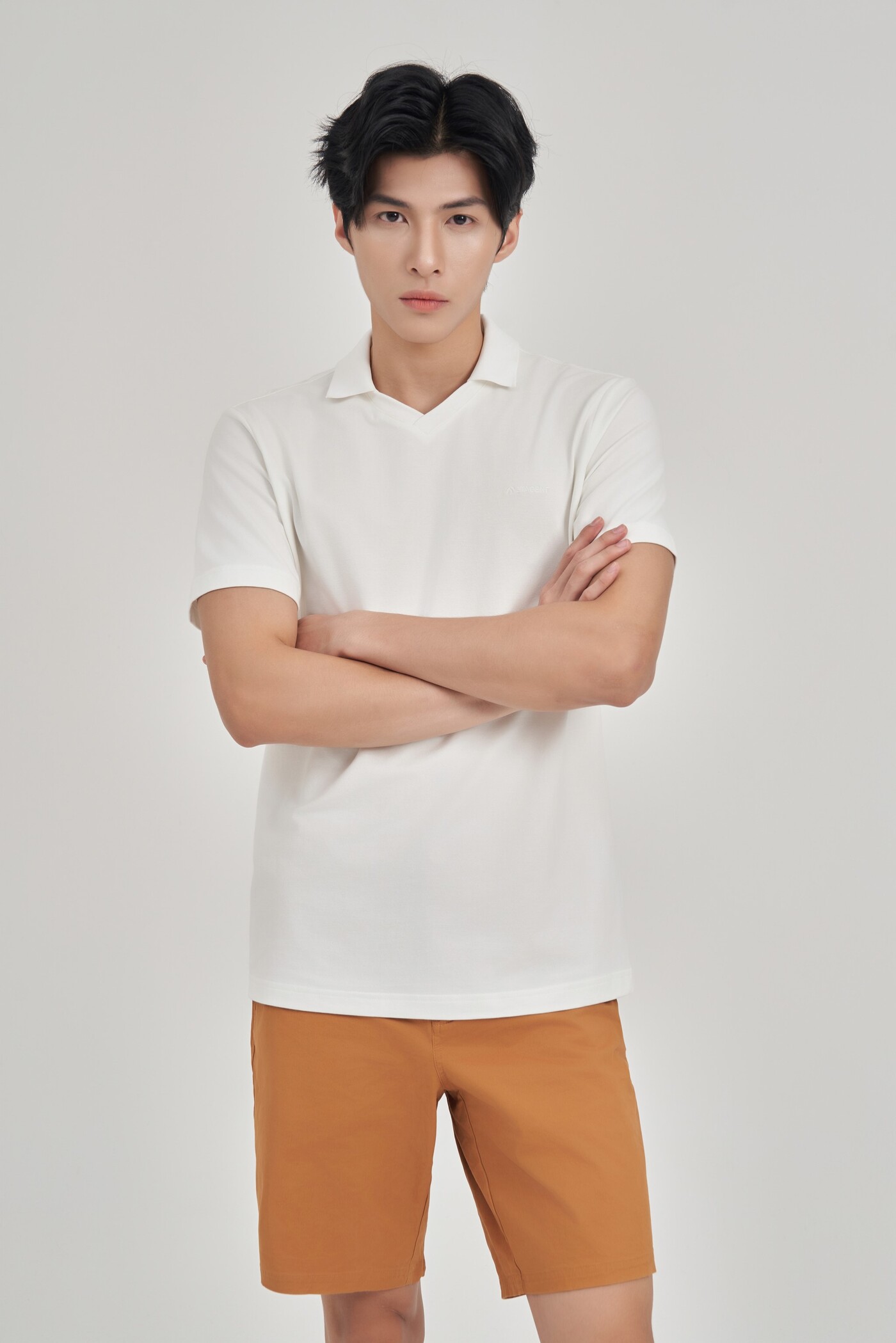 Áo Polo Modal Slim fit cổ kiểu