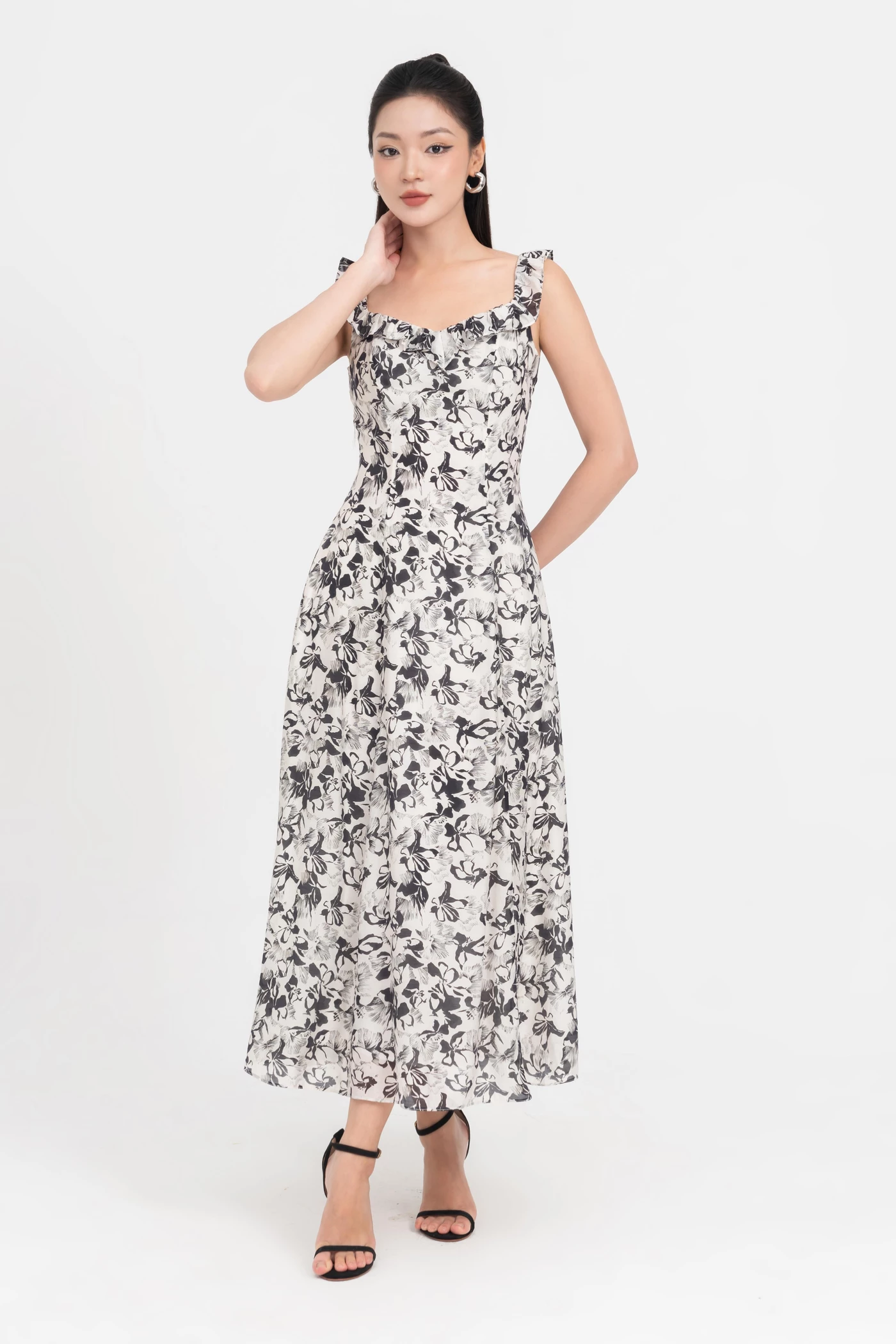 Summerly Dress - Đầm Maxi họa tiết