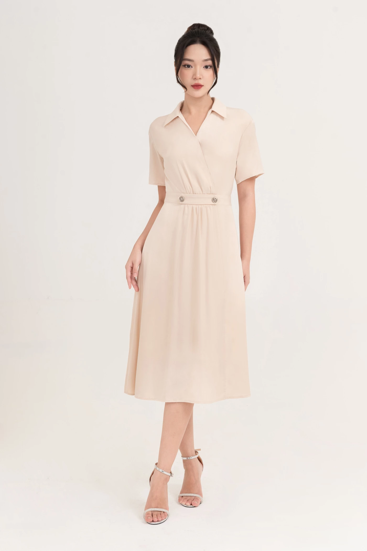 Rustic dress - Đầm xòe cổ đức