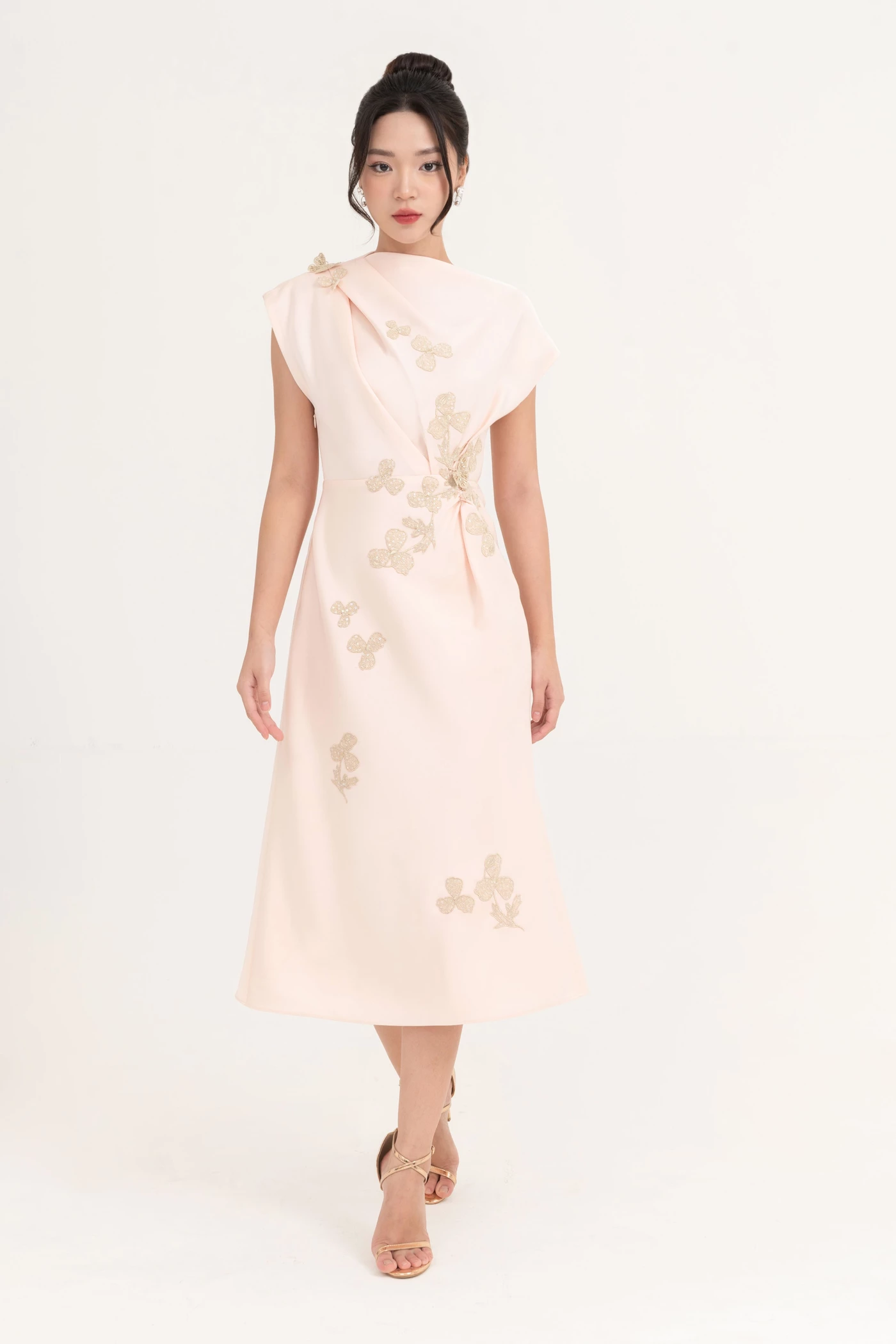 Posy Dress - Đầm dạ hội Tapta cổ cách điệu