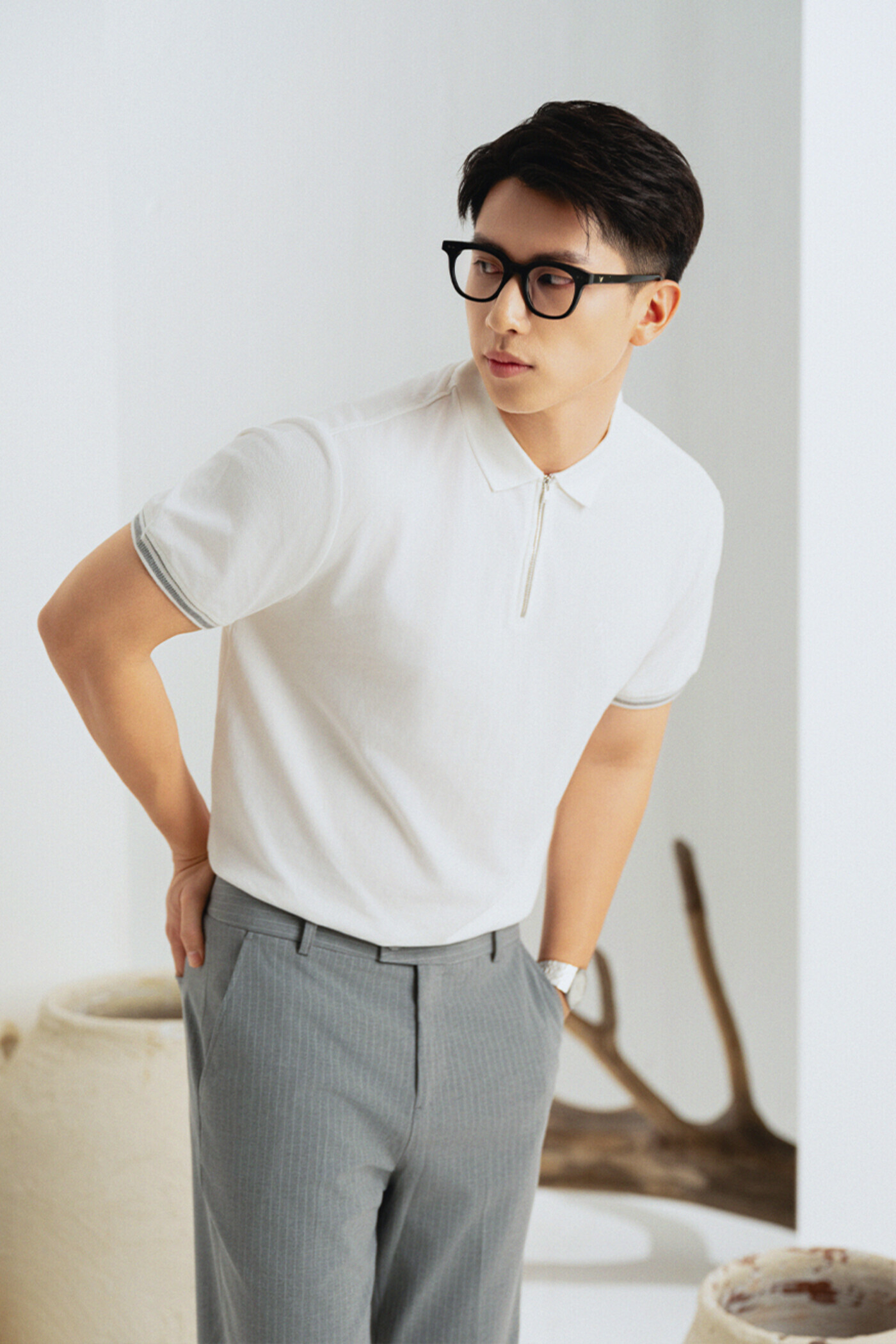 Quần kẻ Tuysi Slim Fit