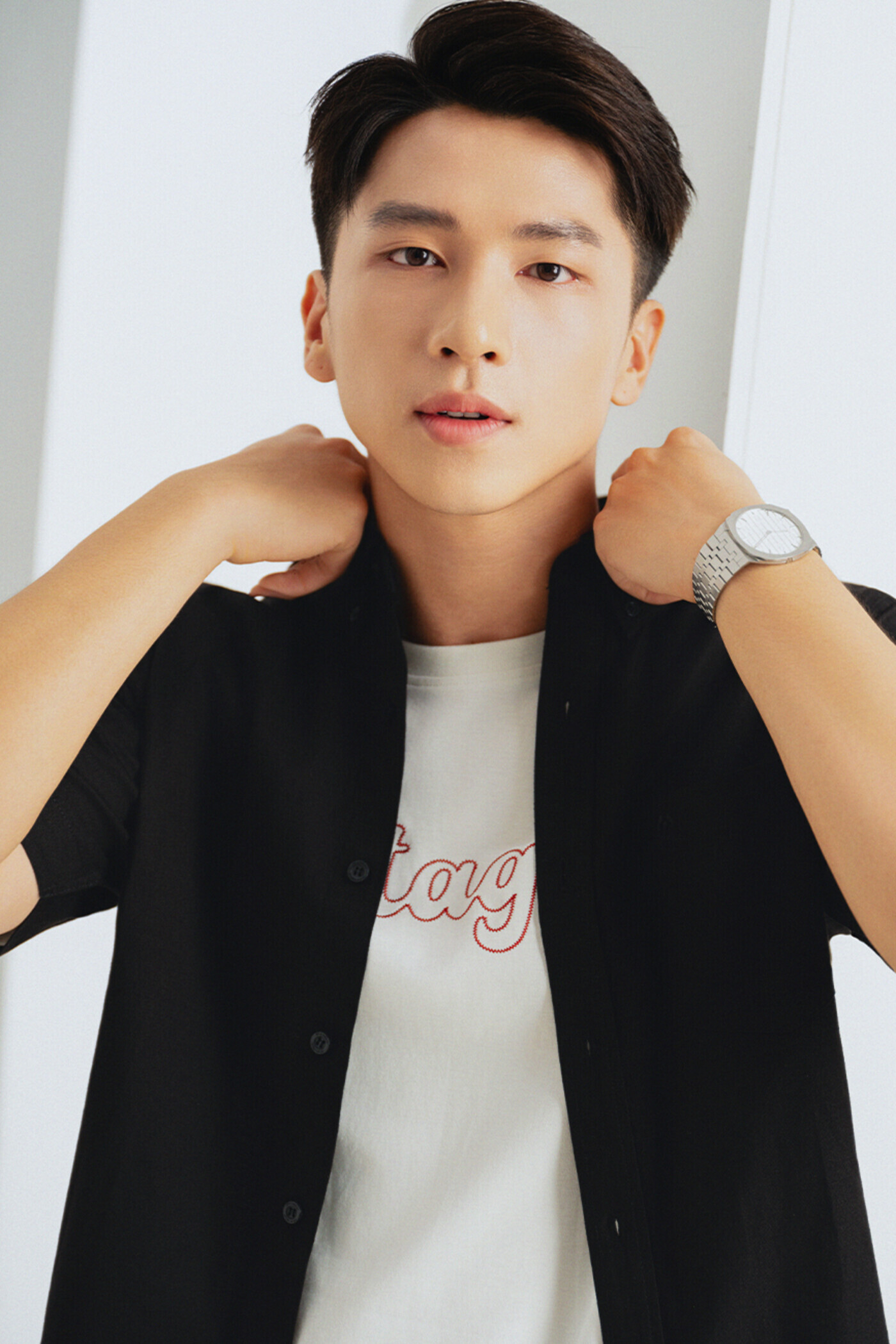 Áo sơ mi trơn cổ đức Resort Shirt