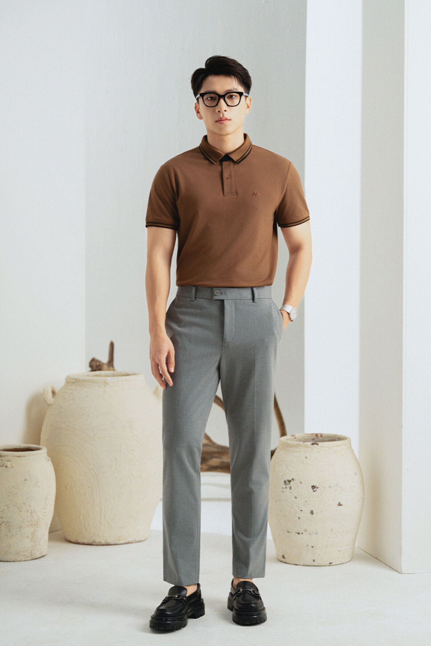 Quần tây dáng slim fit