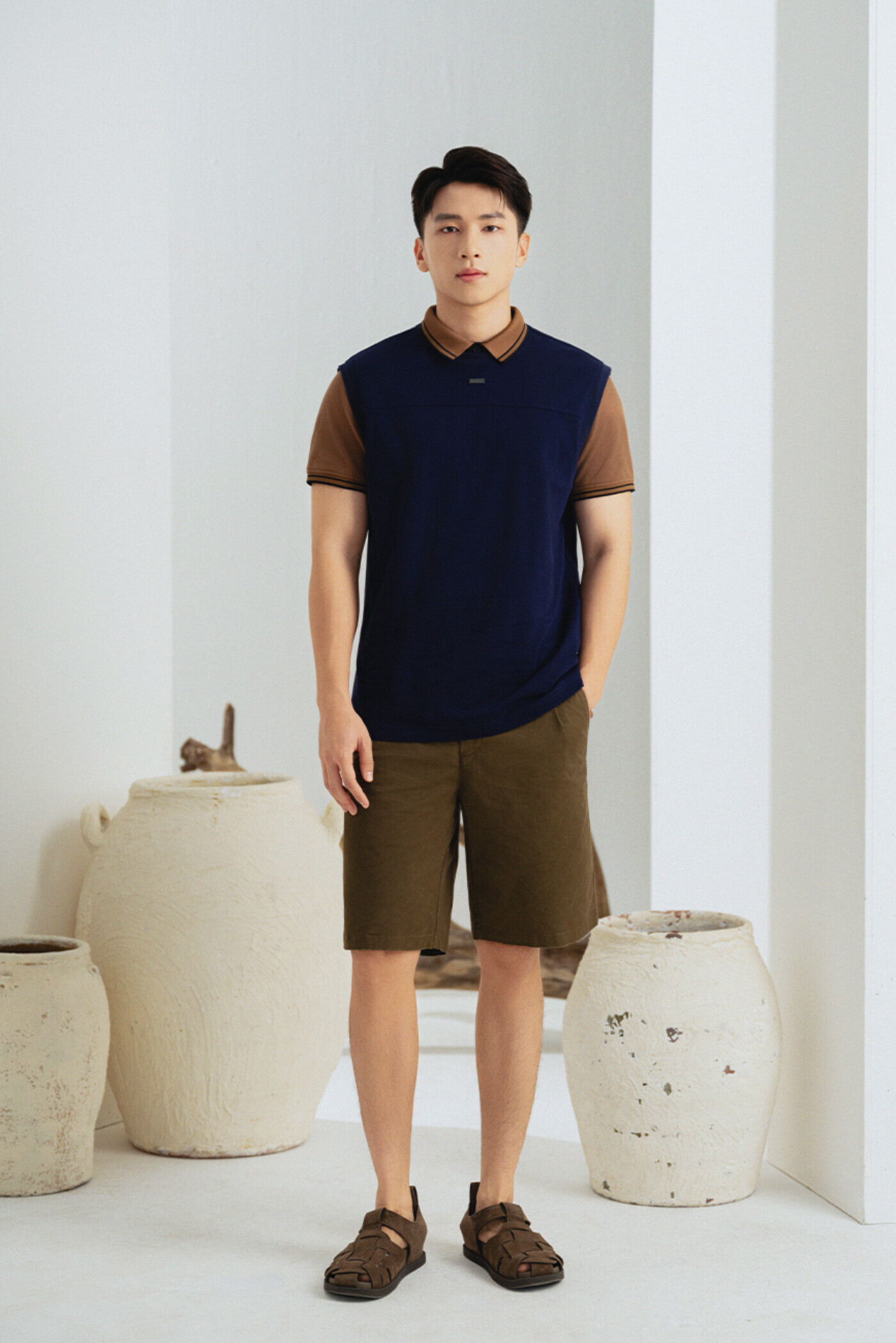 Quần shorts Khaki Point Man