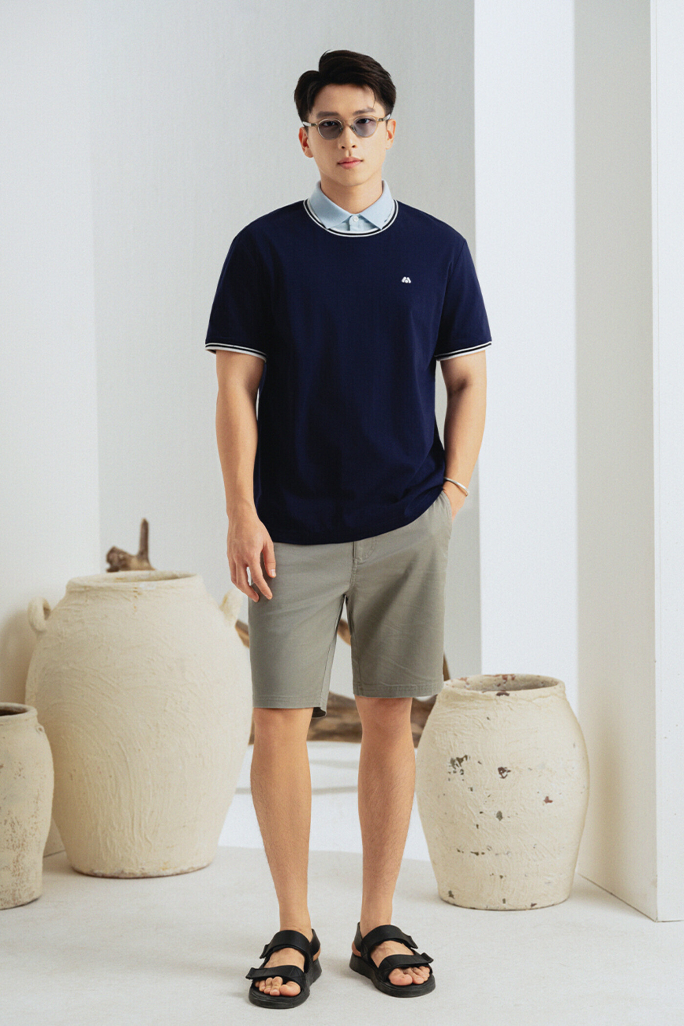 Quần shorts Khaki Slim fit