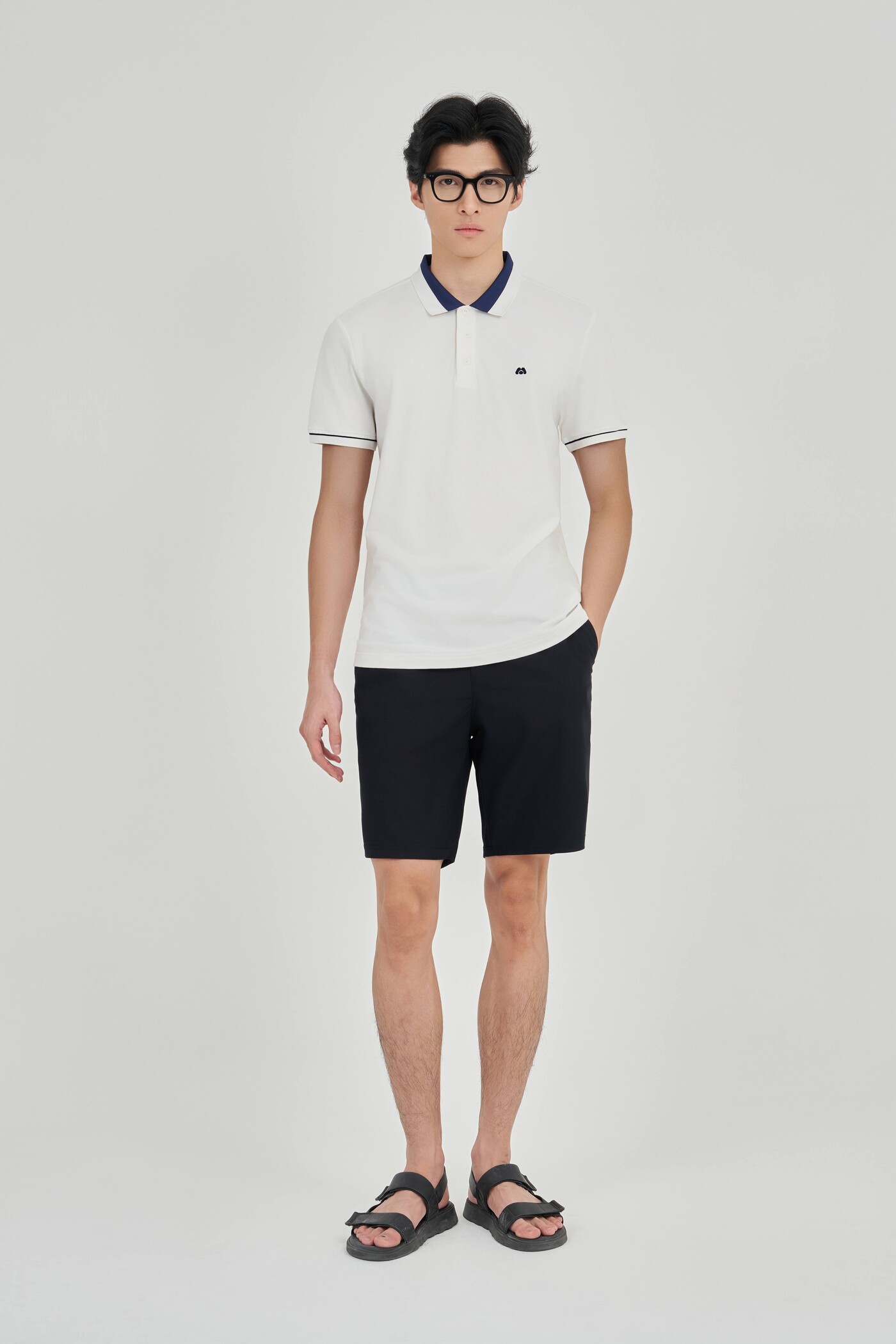 Áo Polo Modal Slim Fit phối cổ