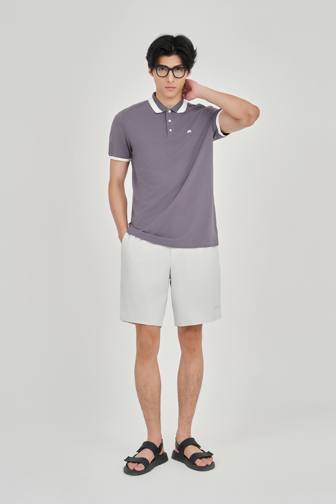 Áo Polo Modal Slim Fit phối cổ