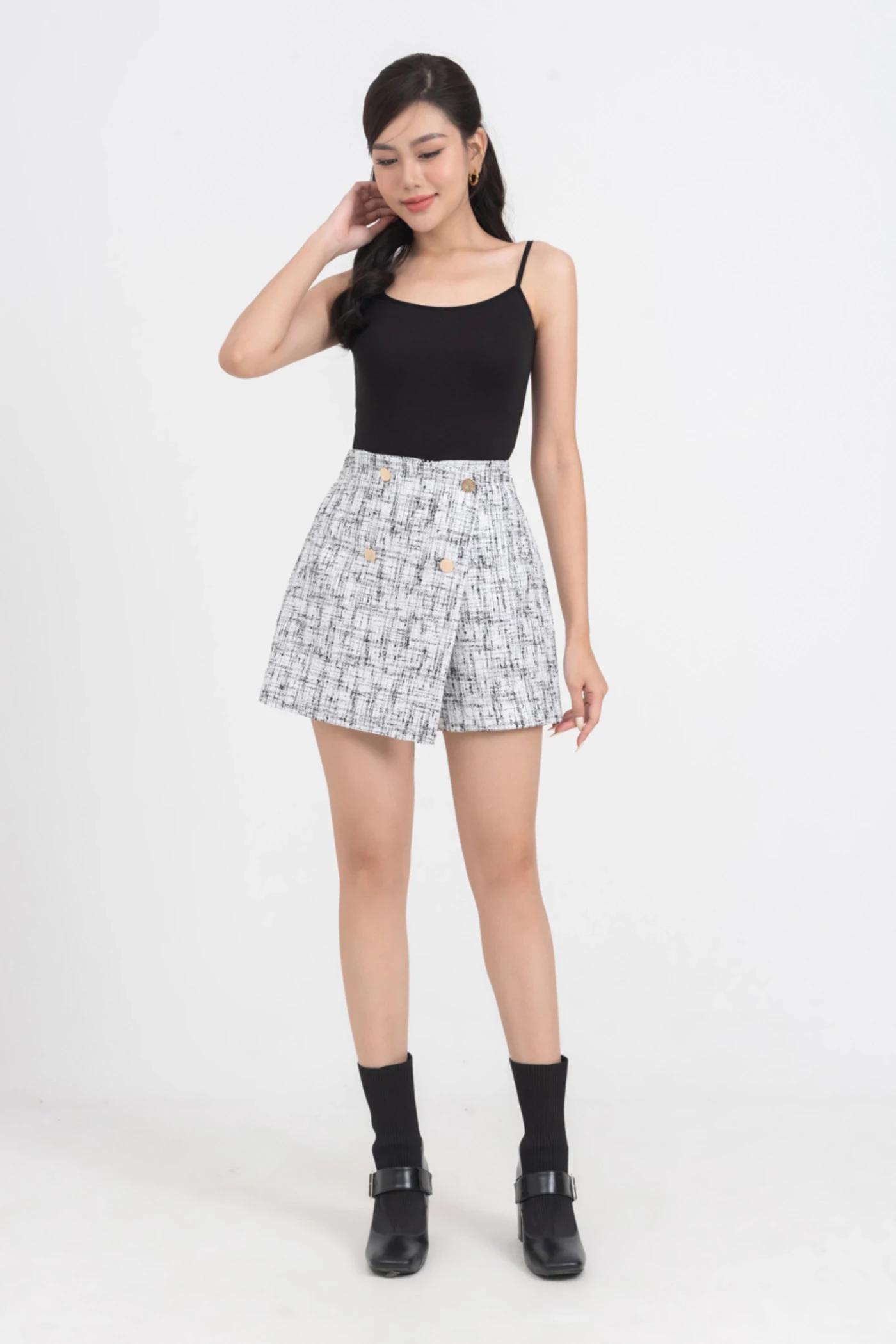 Quần shorts giả váy Adela